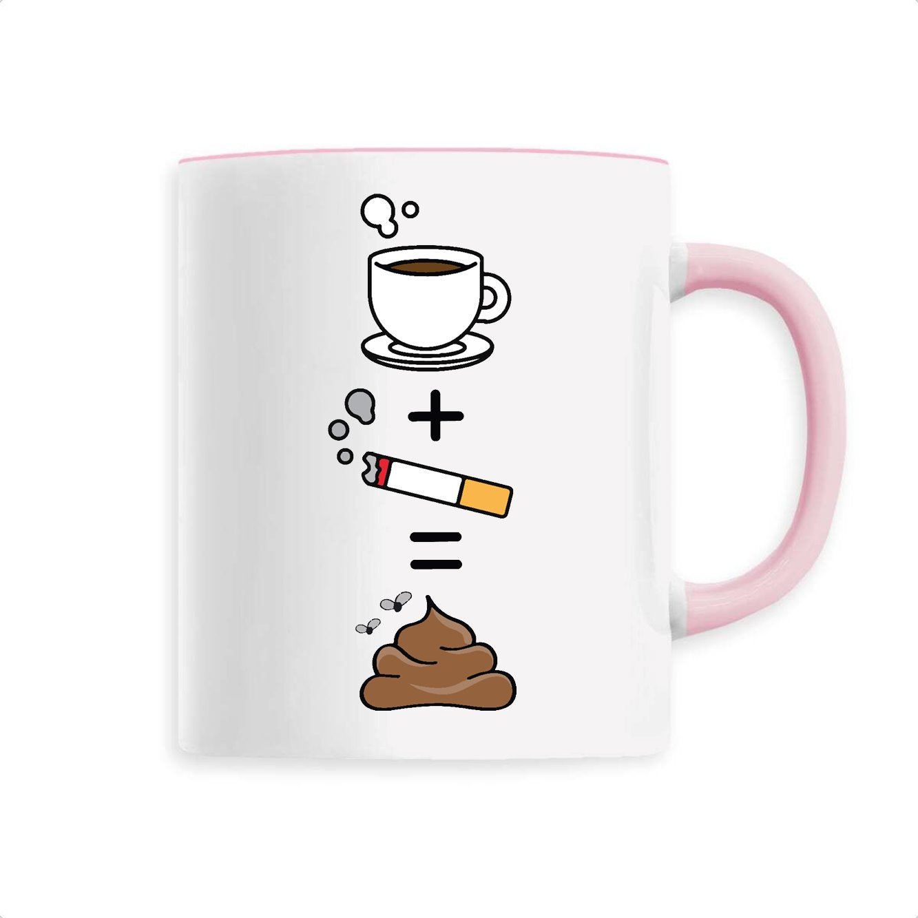 Mug Café clope caca