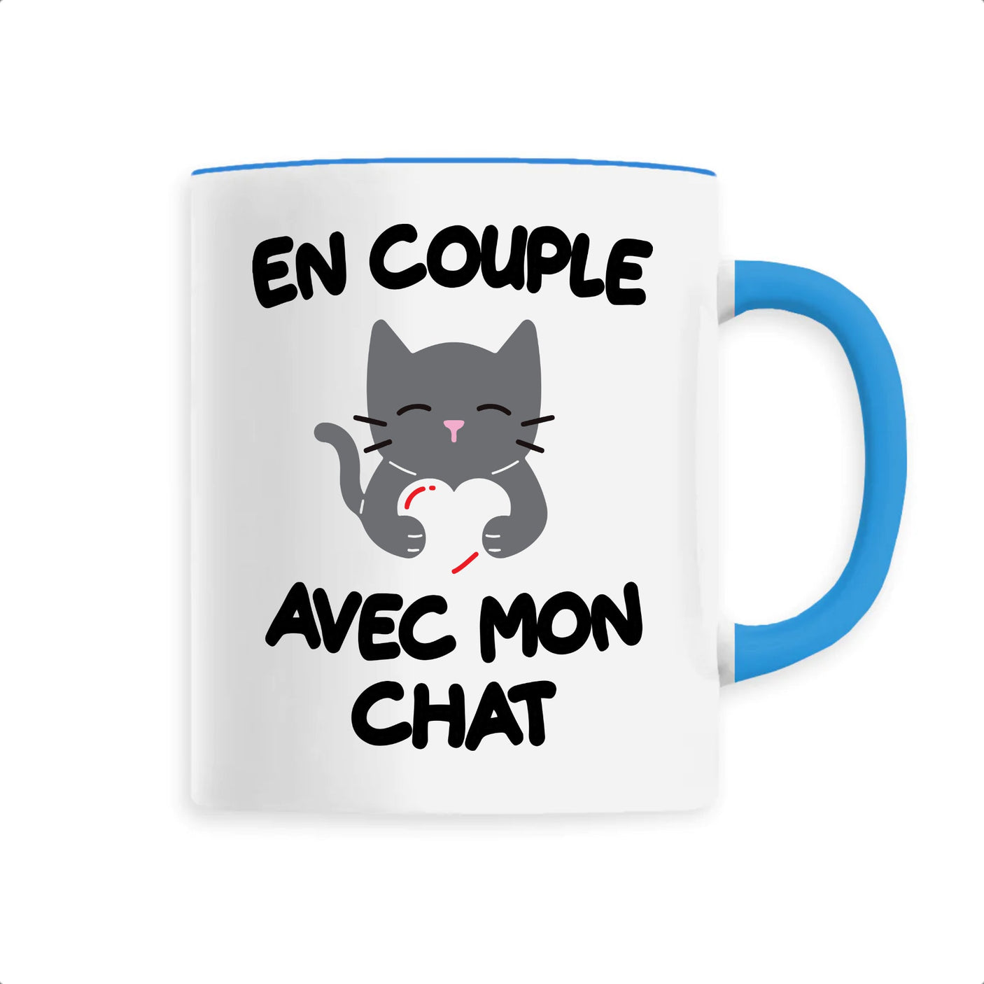 Mug En couple avec mon chat