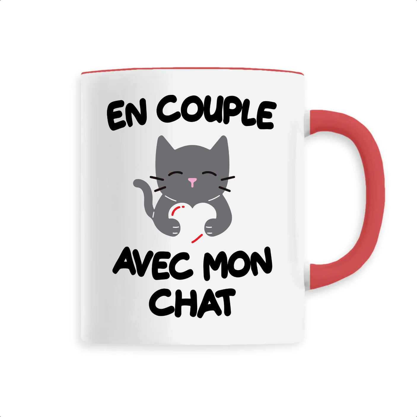 Mug En couple avec mon chat