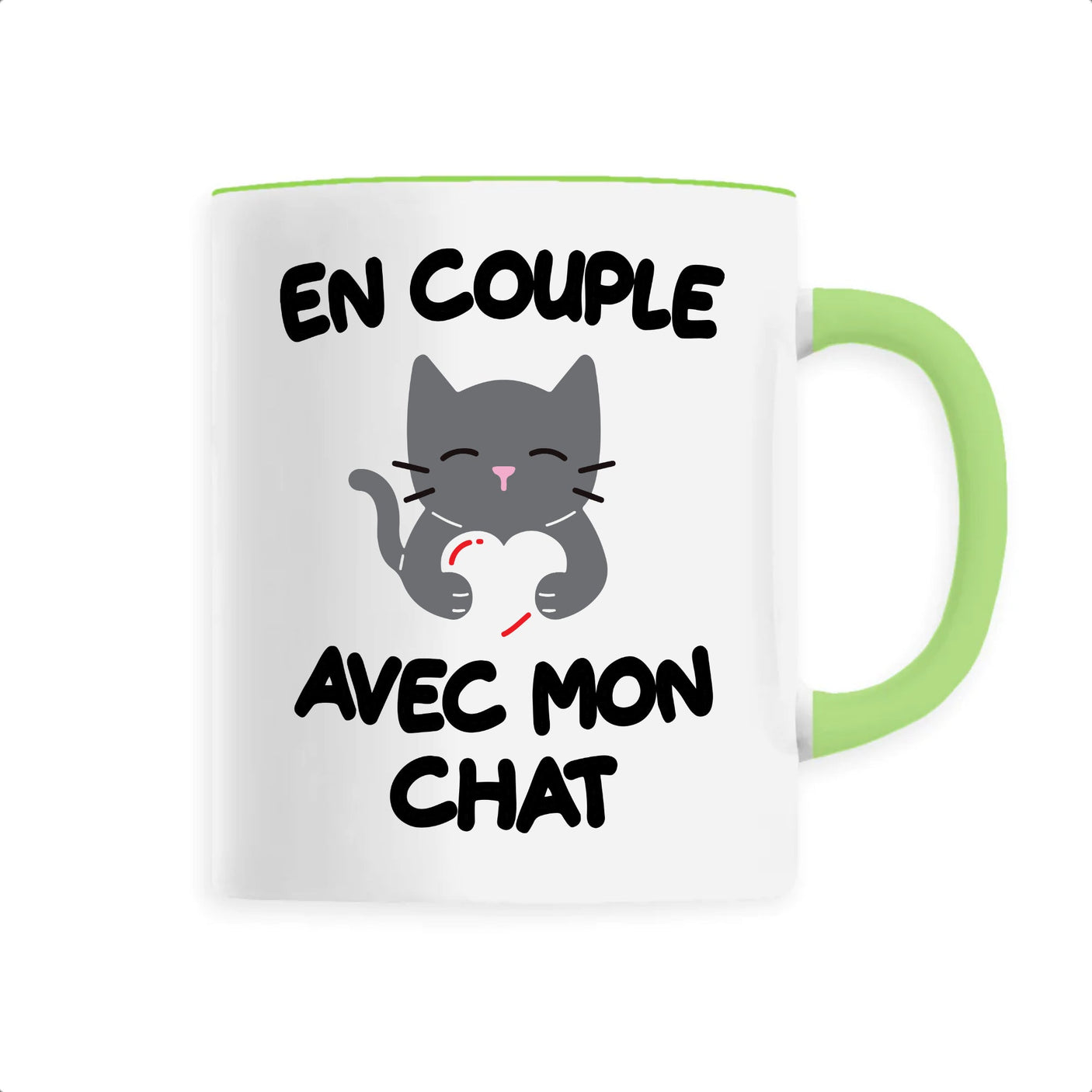 Mug En couple avec mon chat