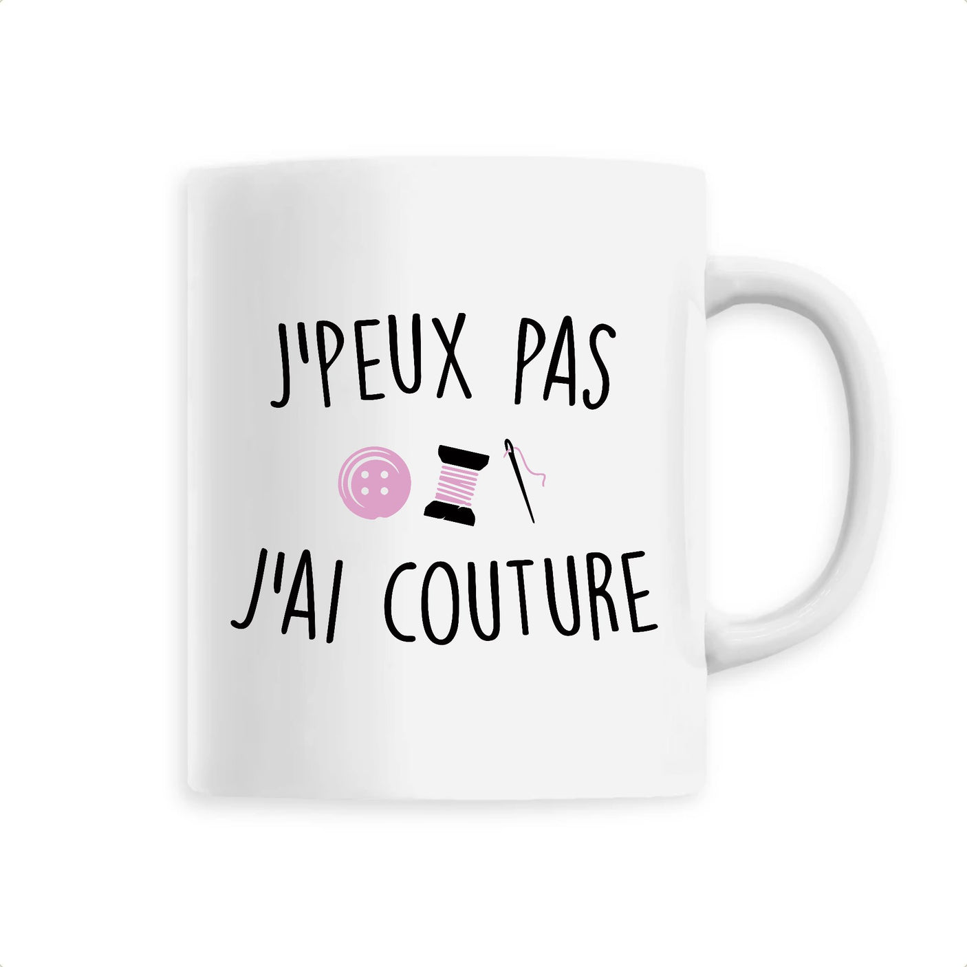 Mug J'peux pas j'ai couture