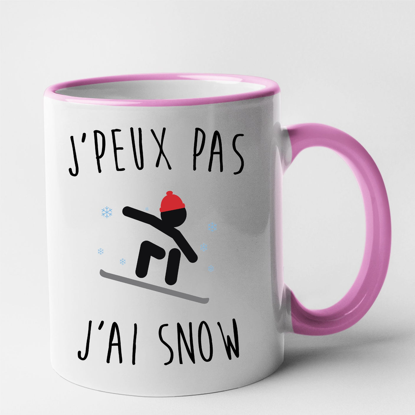 Mug J'peux pas j'ai snow Rose
