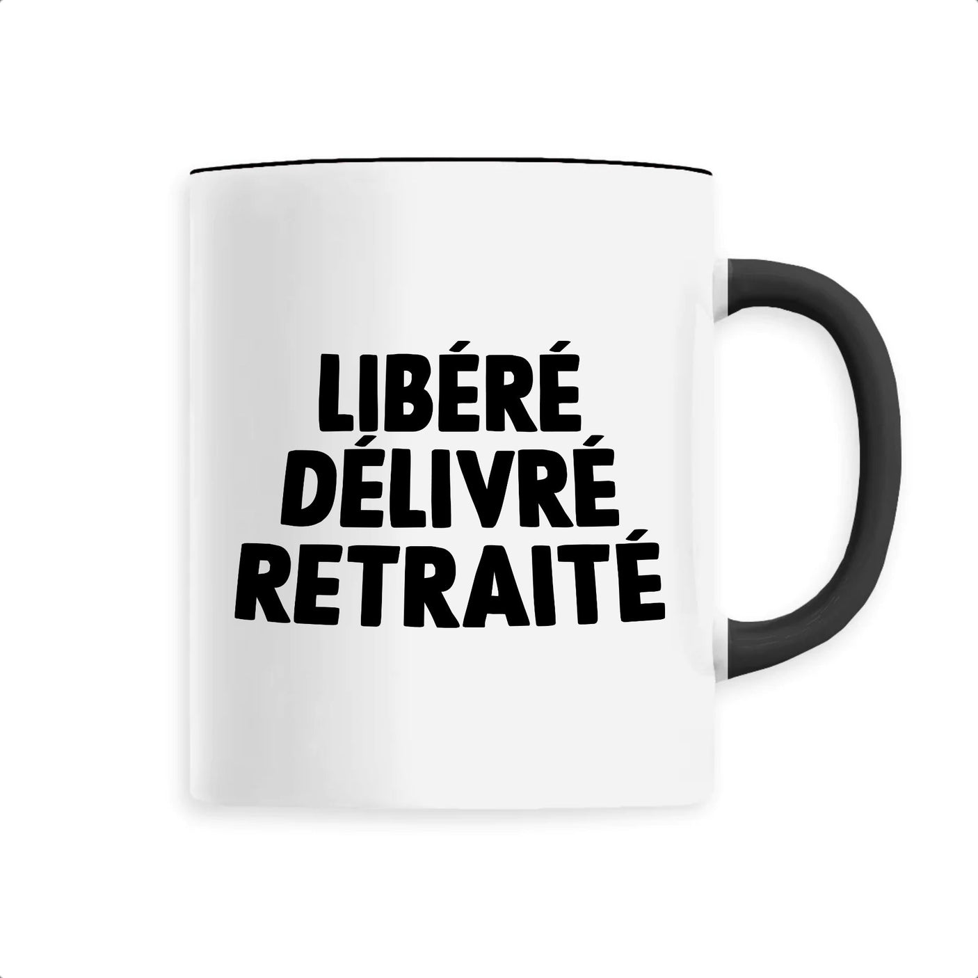 Mug Libéré délivré retraité