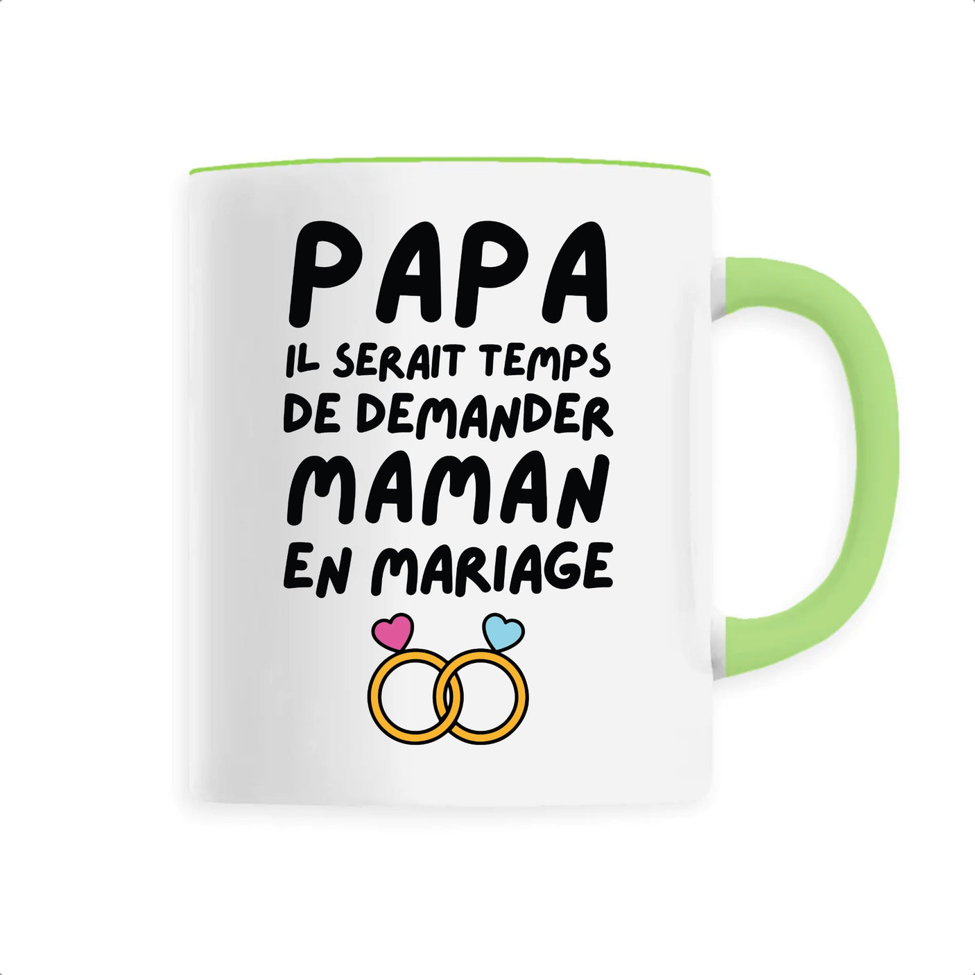Mug Papa demande en mariage maman