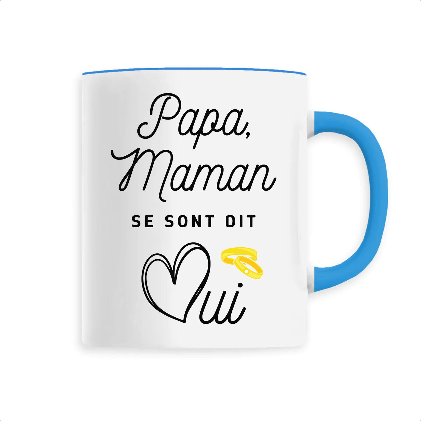 Mug Papa maman se sont dit oui