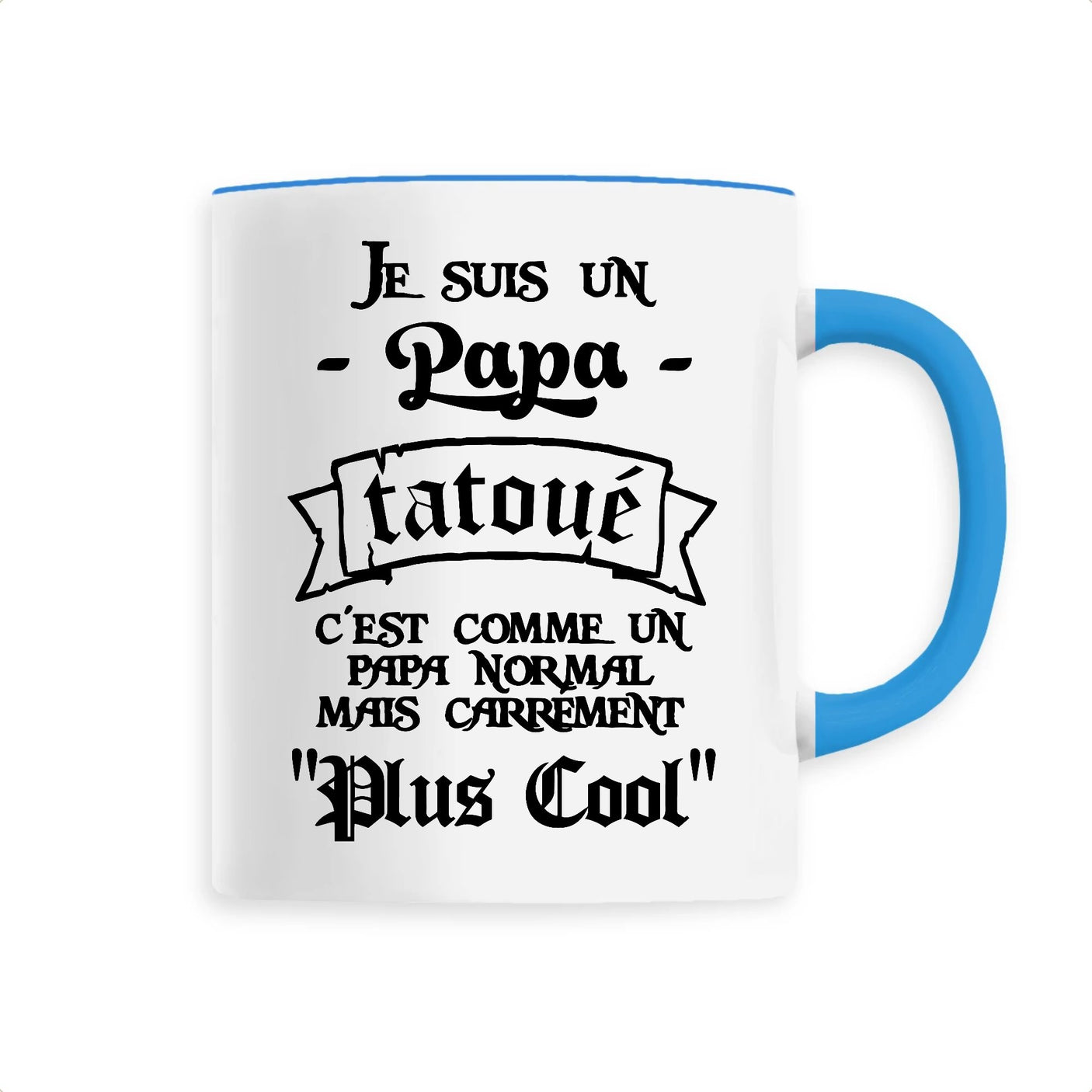 Mug Papa tatoué
