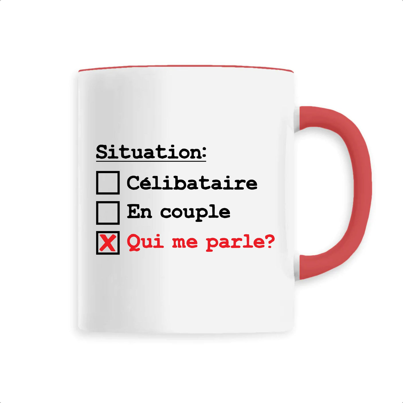 Mug Situation célibataire