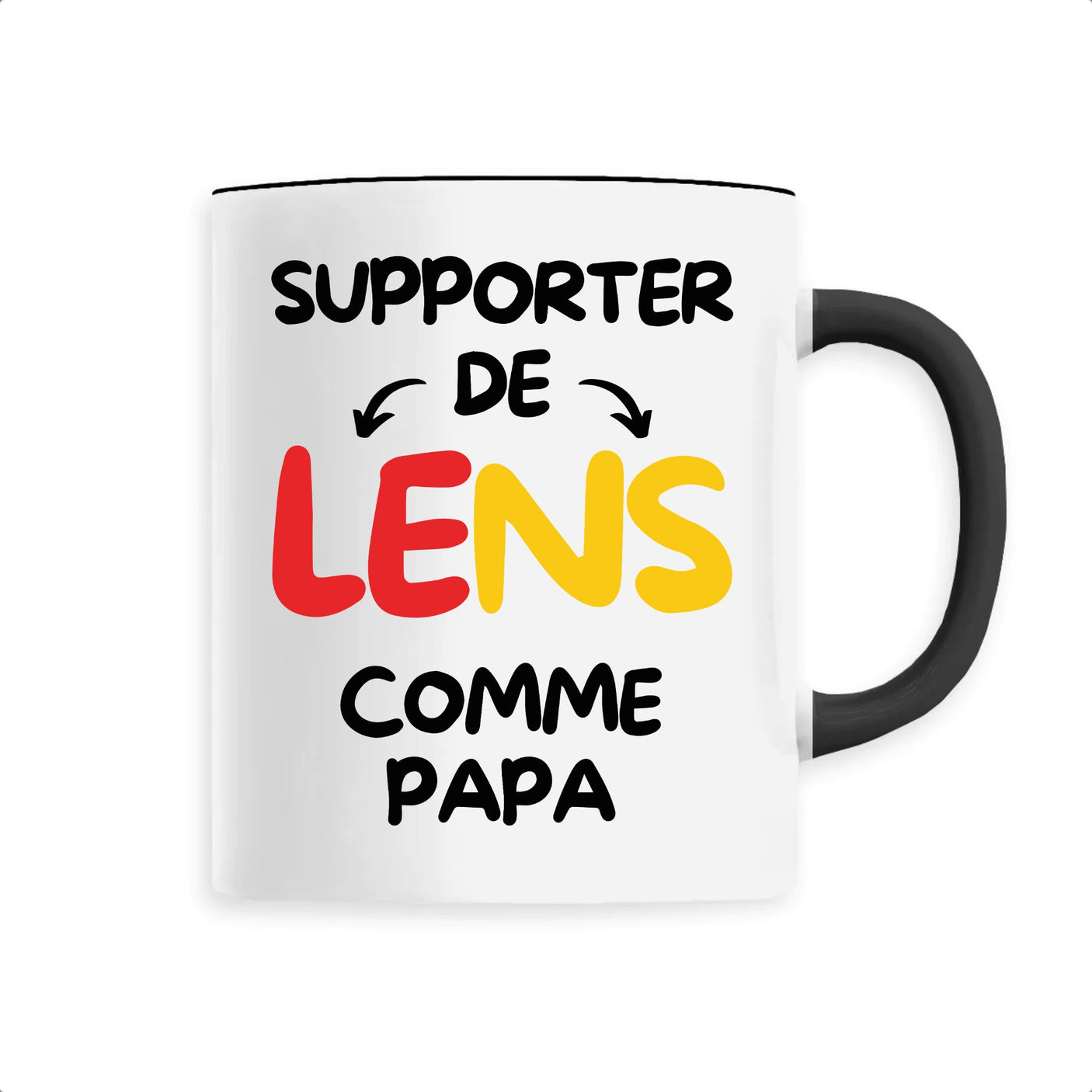 Mug Supporter de Lens comme papa
