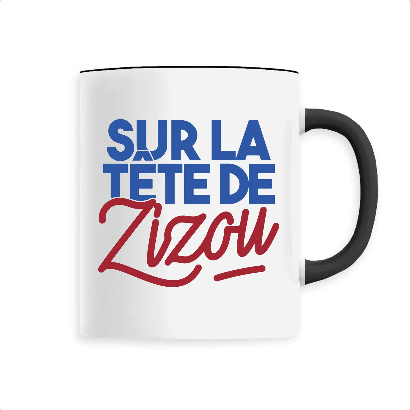 Mug Sur la tête de Zizou