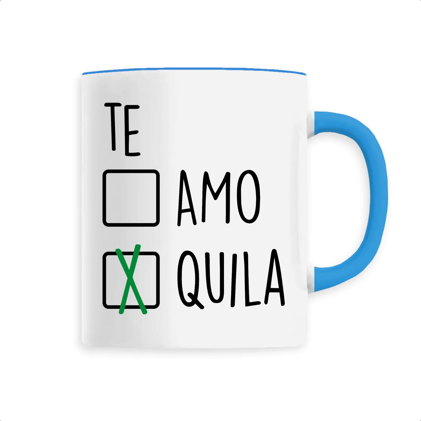 Mug Te amo tequila