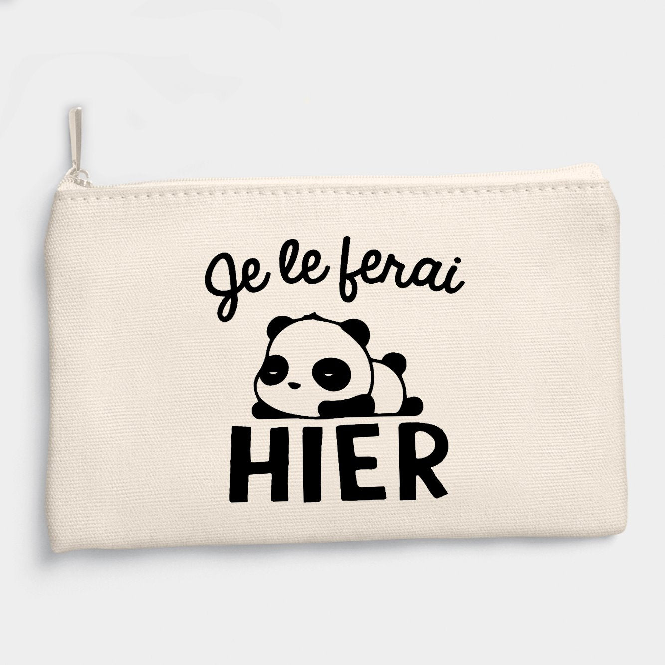 Pochette Je le ferai hier Beige