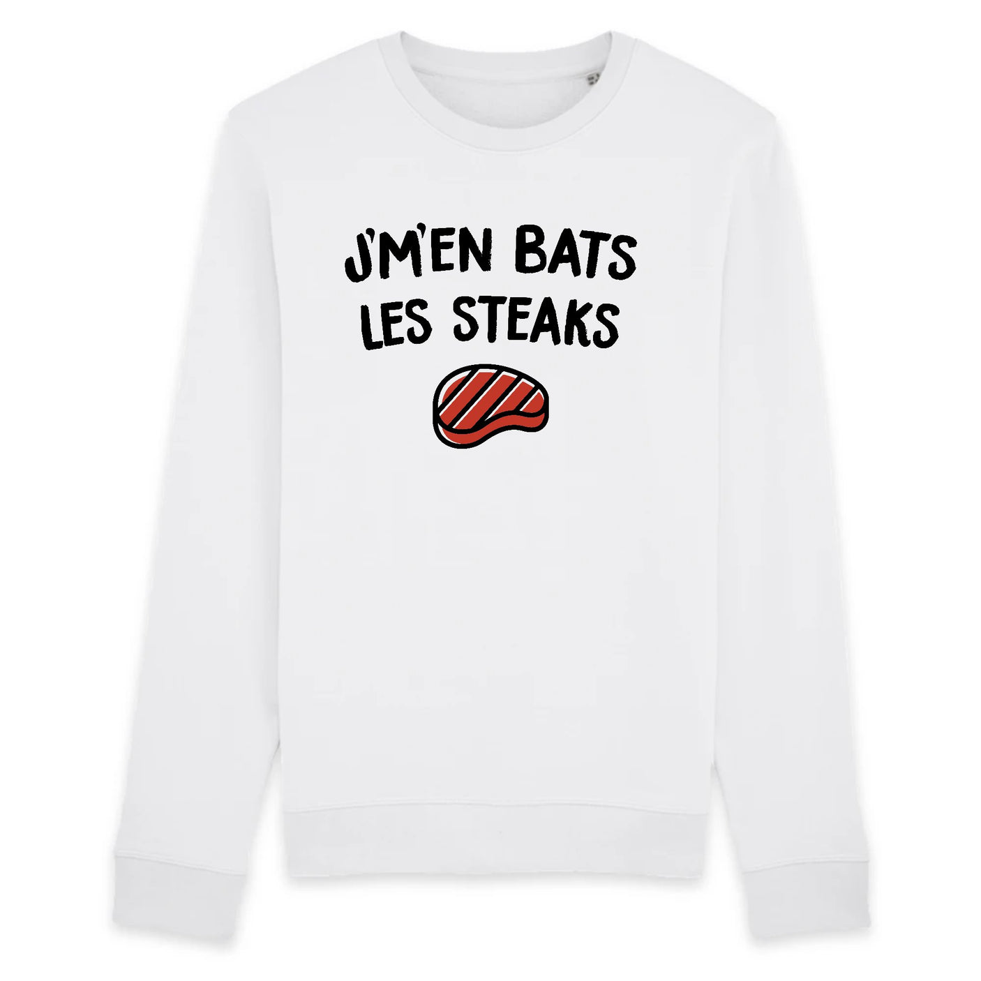 Sweat Adulte J'm'en bats les steaks