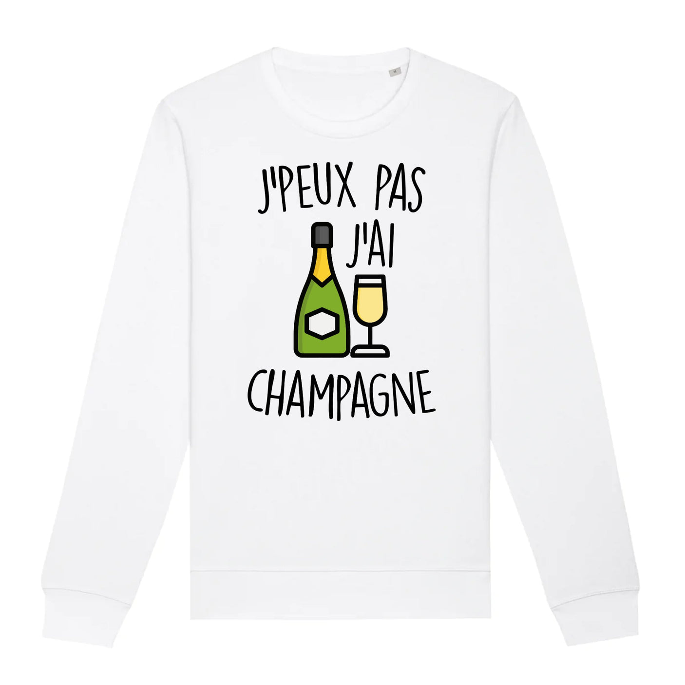 Sweat Adulte J'peux pas j'ai champagne