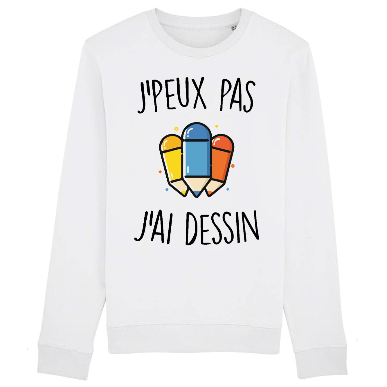 Sweat Adulte J'peux pas j'ai dessin