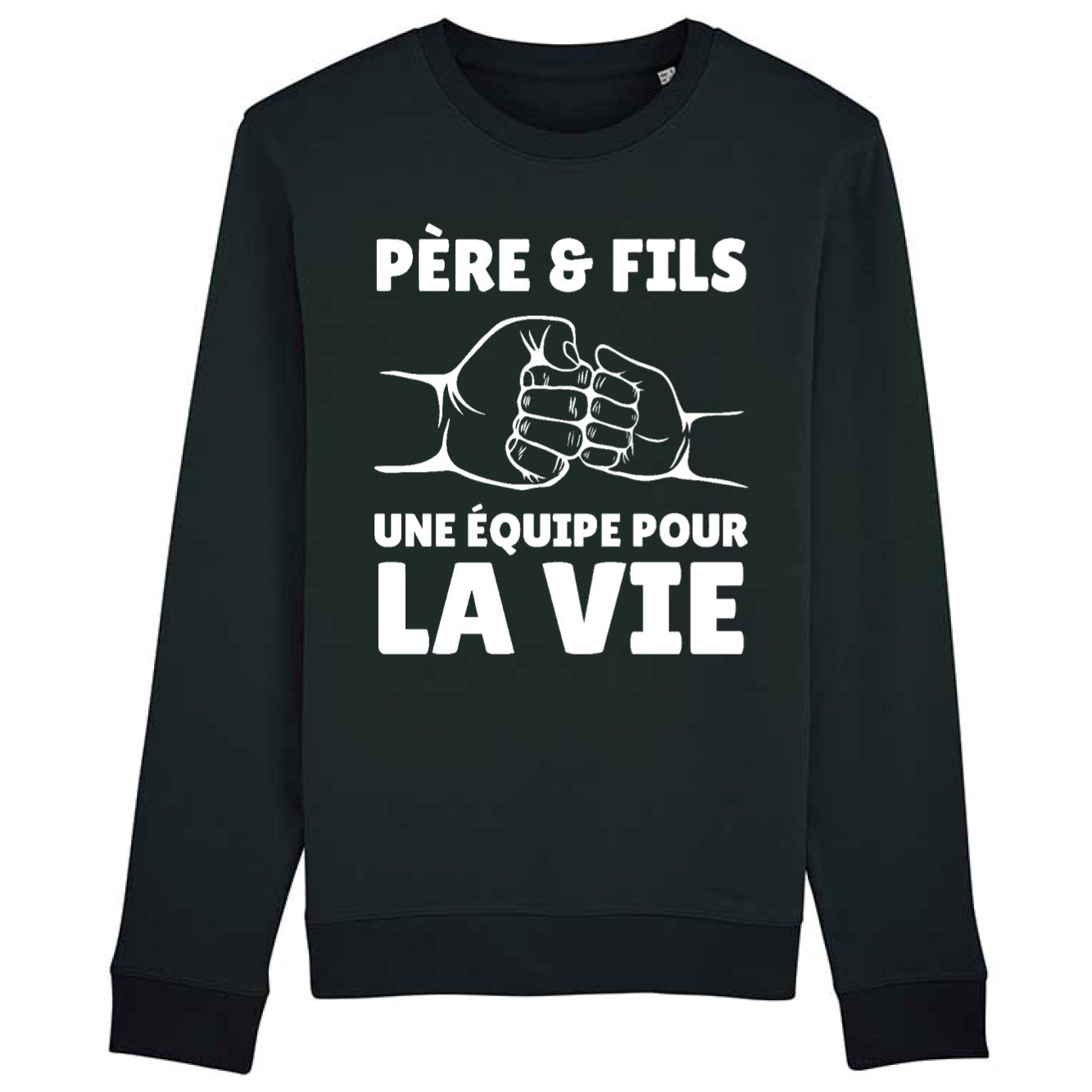 Sweat Adulte Père et fils une équipe pour la vie