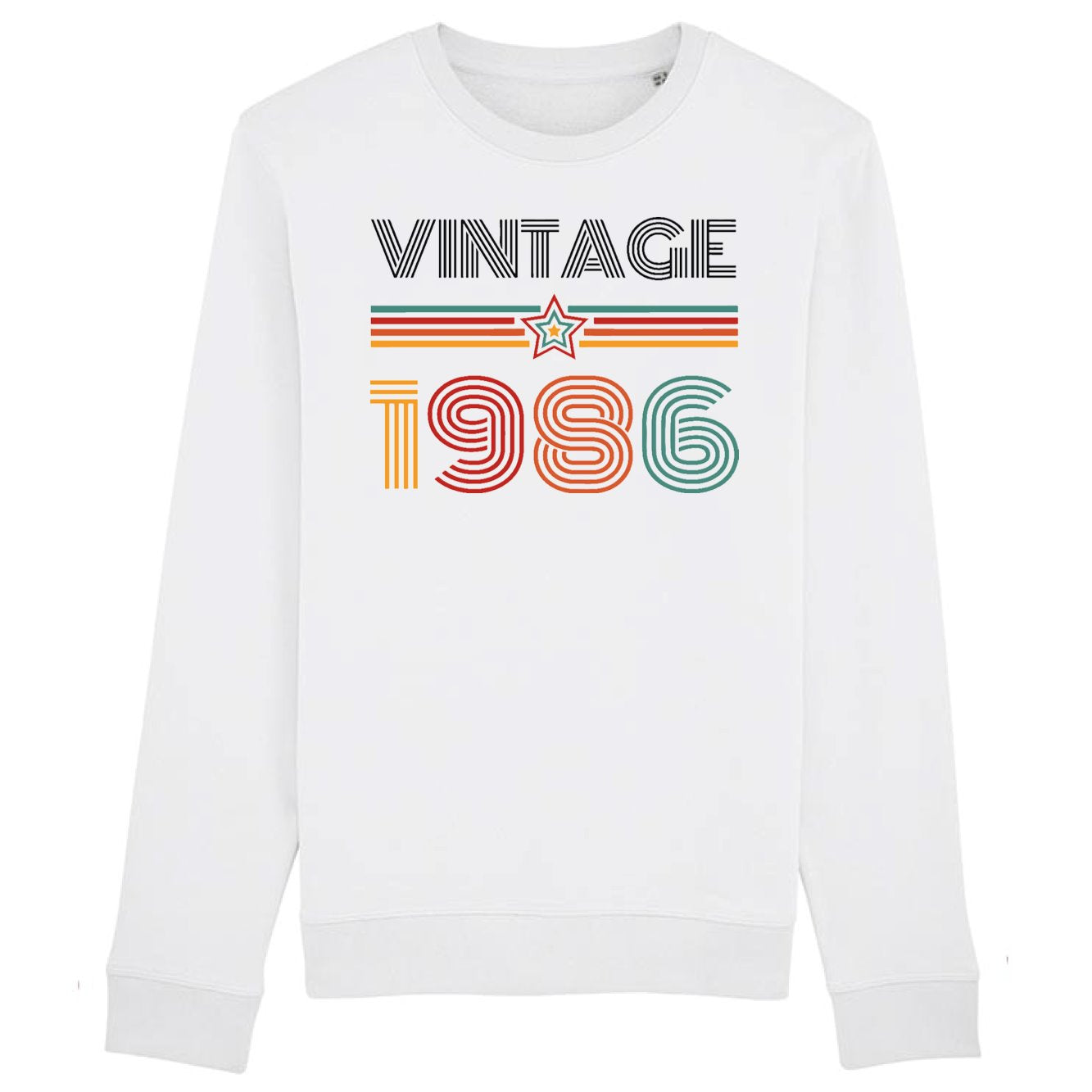 Sweat Adulte Vintage année 1986