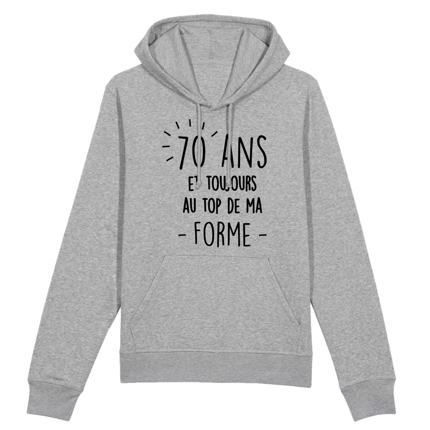Sweat Capuche Adulte Anniversaire 70 ans