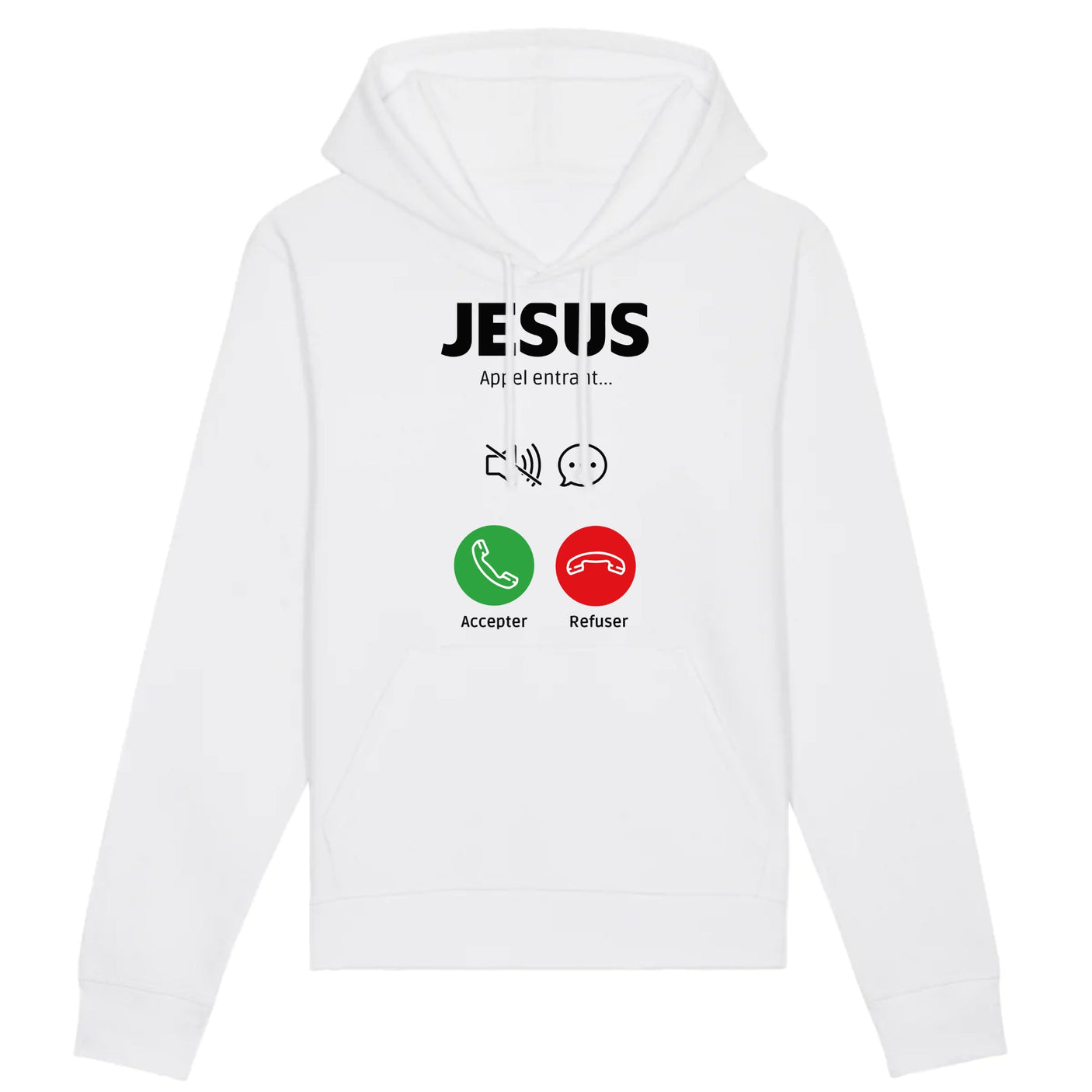 Sweat Capuche Adulte Appel de Jésus