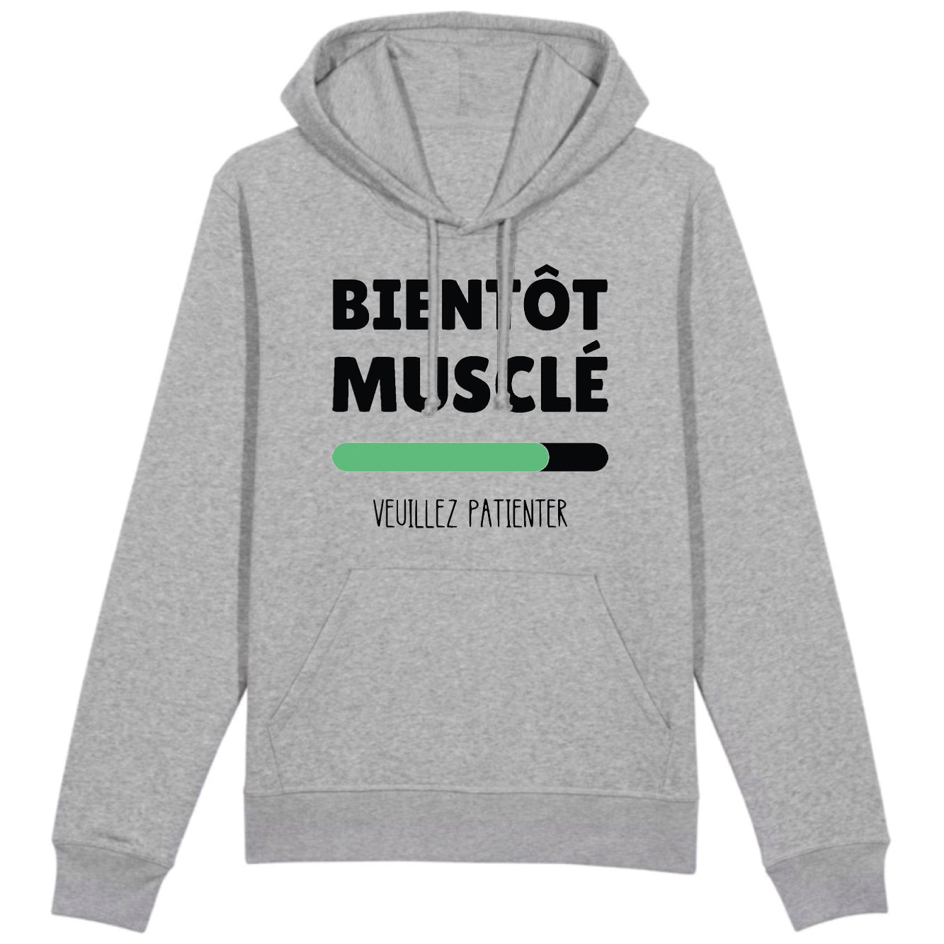 Sweat Capuche Adulte Bientôt musclé