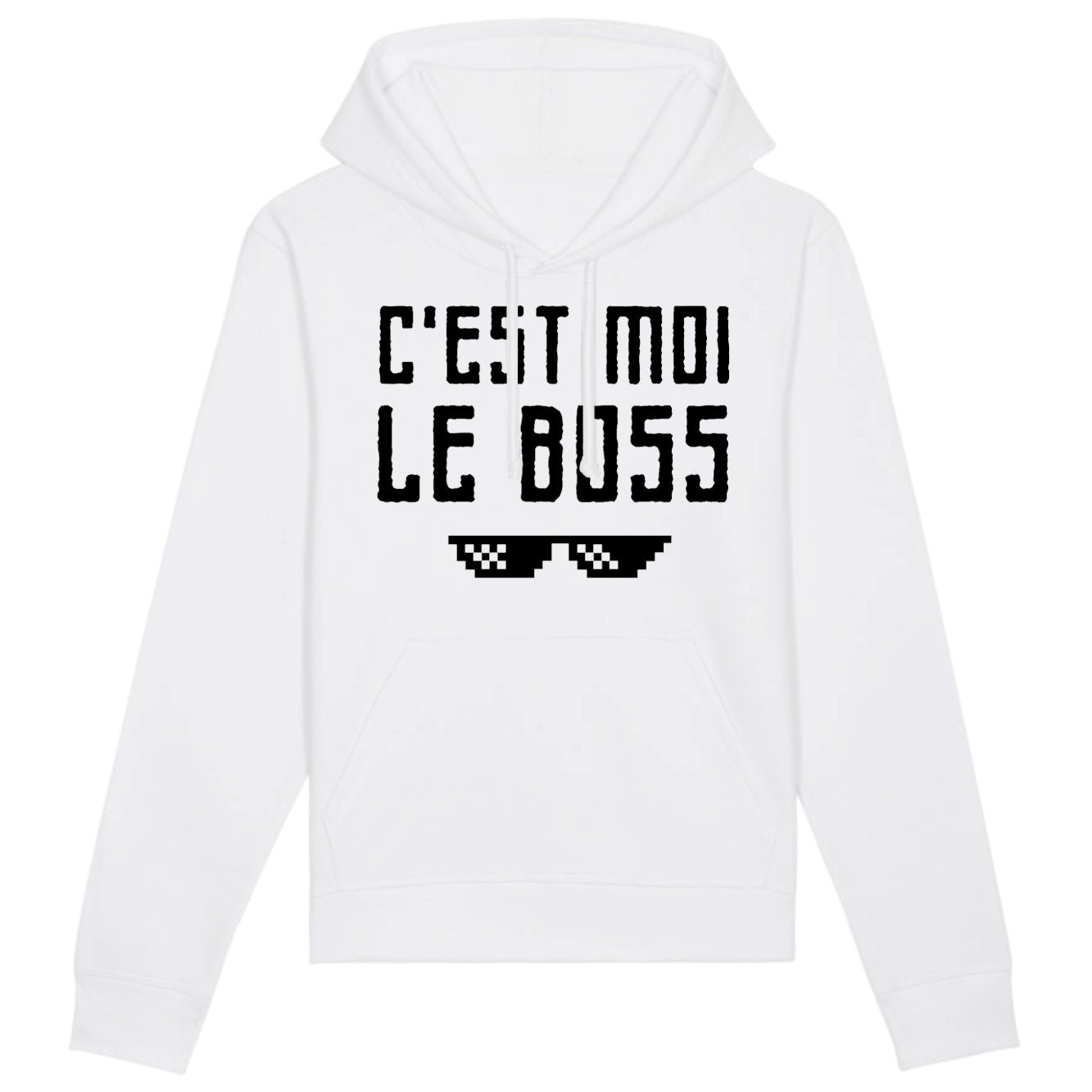 Sweat Capuche Adulte C'est moi le boss