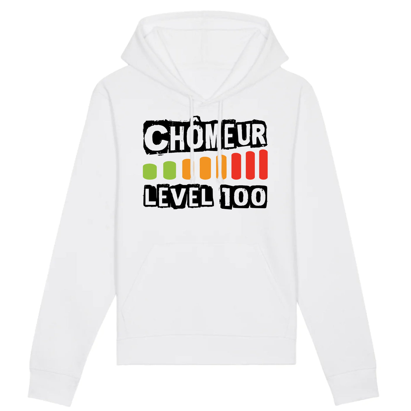 Sweat Capuche Adulte Chômeur level 100
