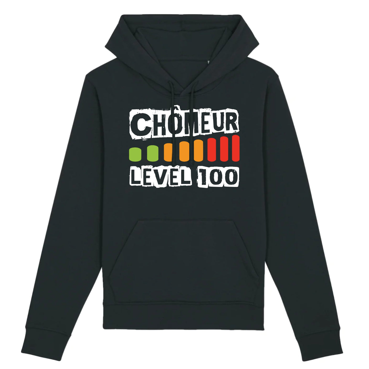 Sweat Capuche Adulte Chômeur level 100