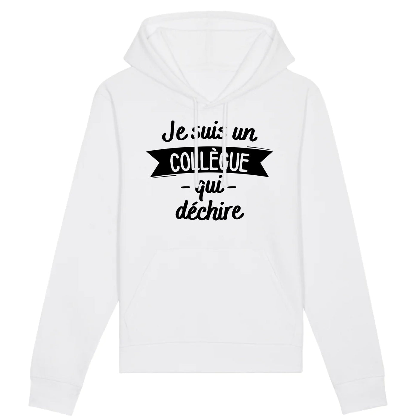 Sweat Capuche Adulte Collègue qui déchire
