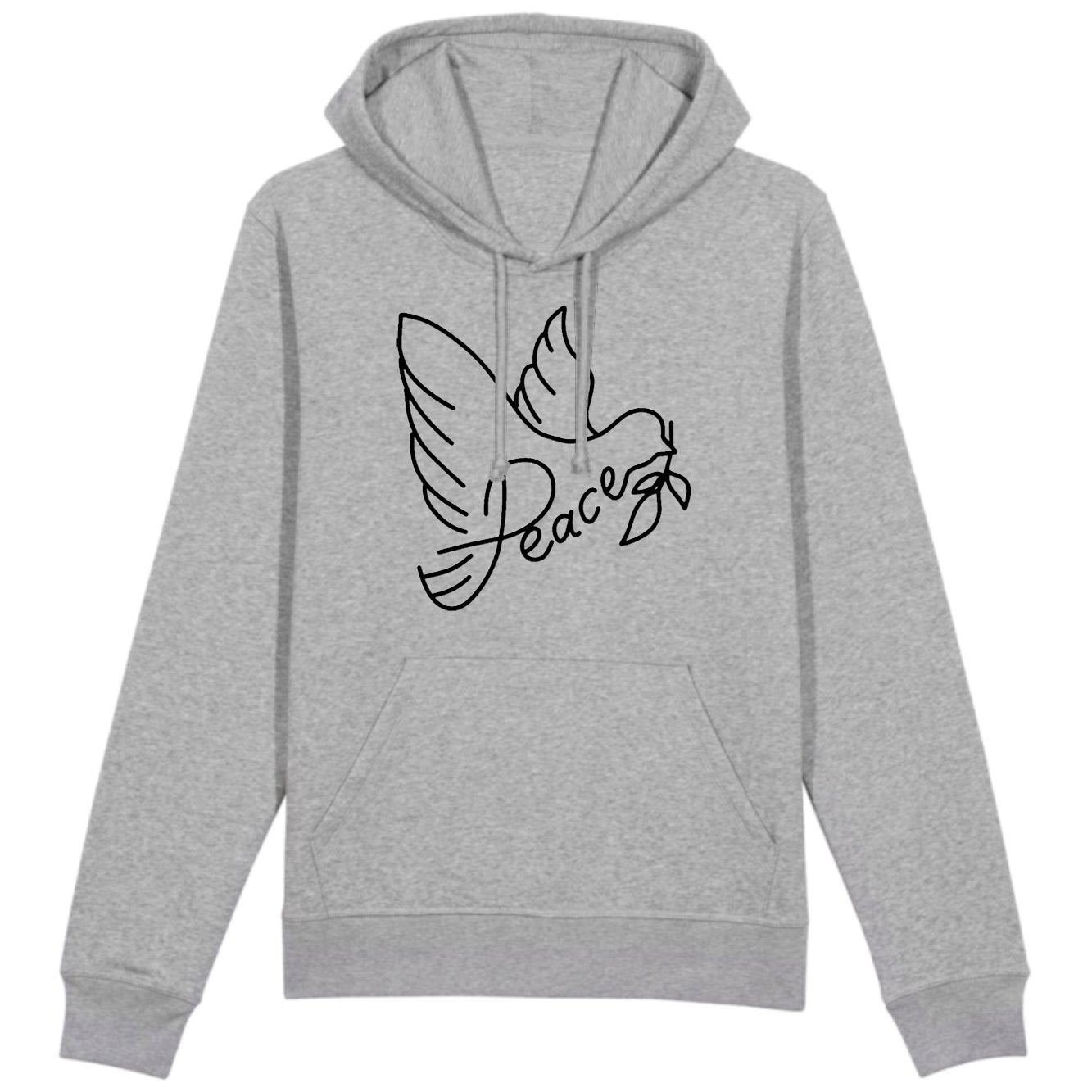 Sweat Capuche Adulte Colombe de la paix