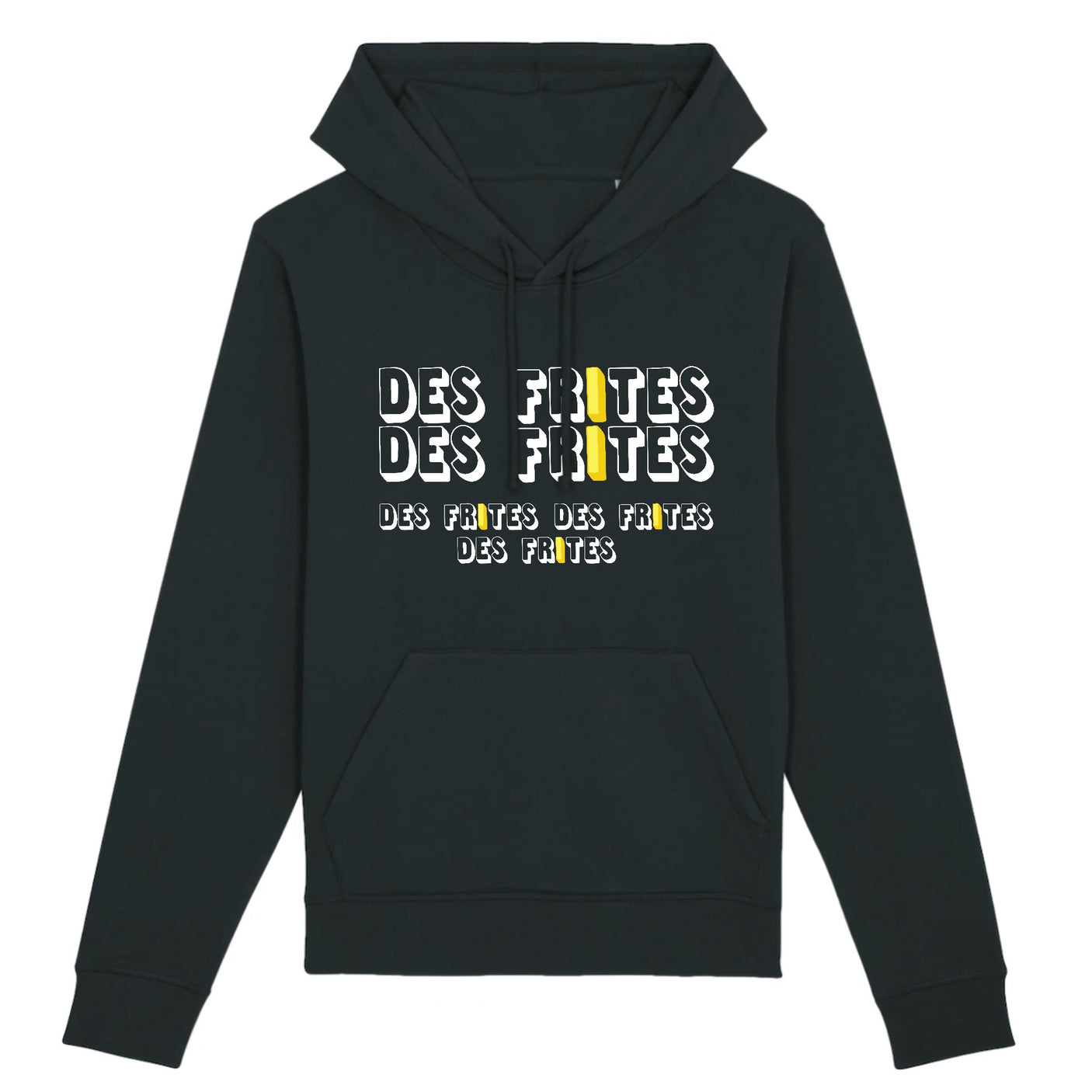 Sweat Capuche Adulte Des frites des frites