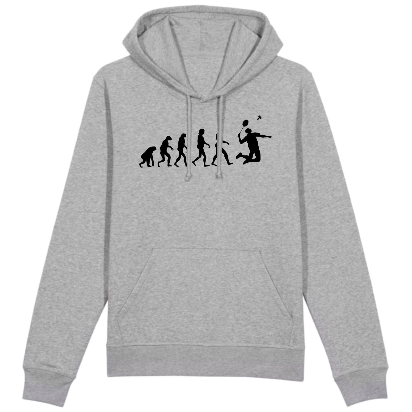 Sweat Capuche Adulte Évolution badminton