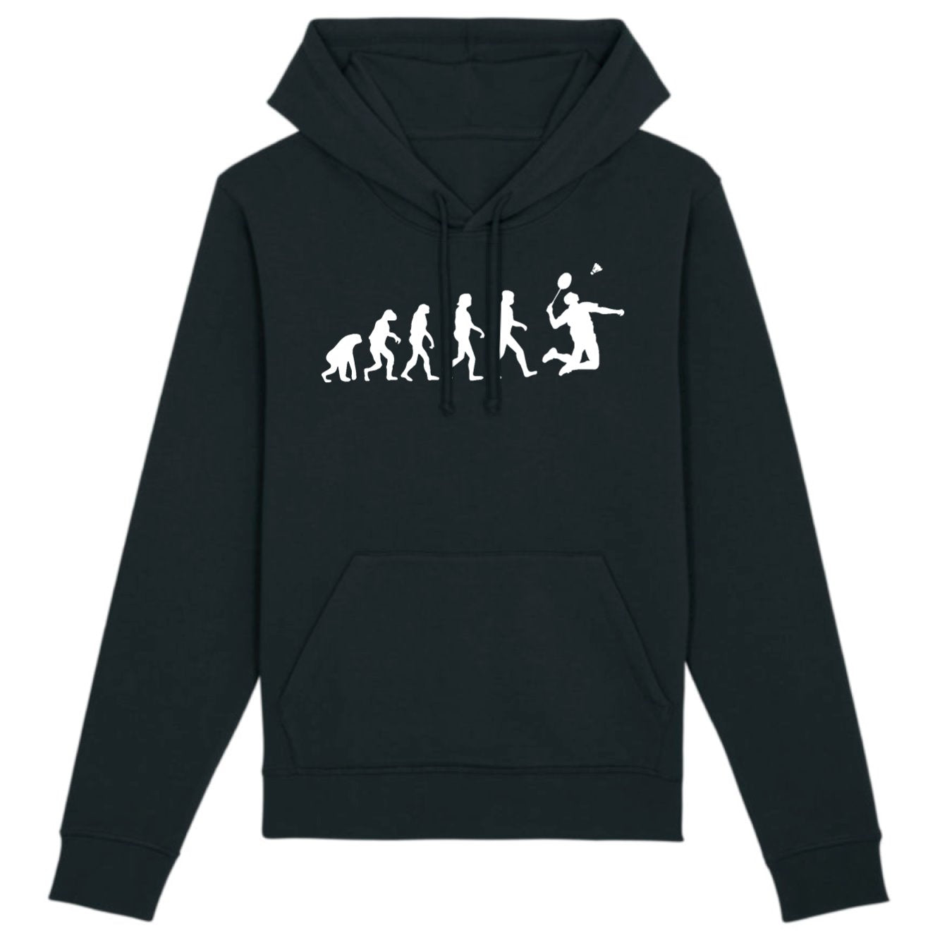 Sweat Capuche Adulte Évolution badminton