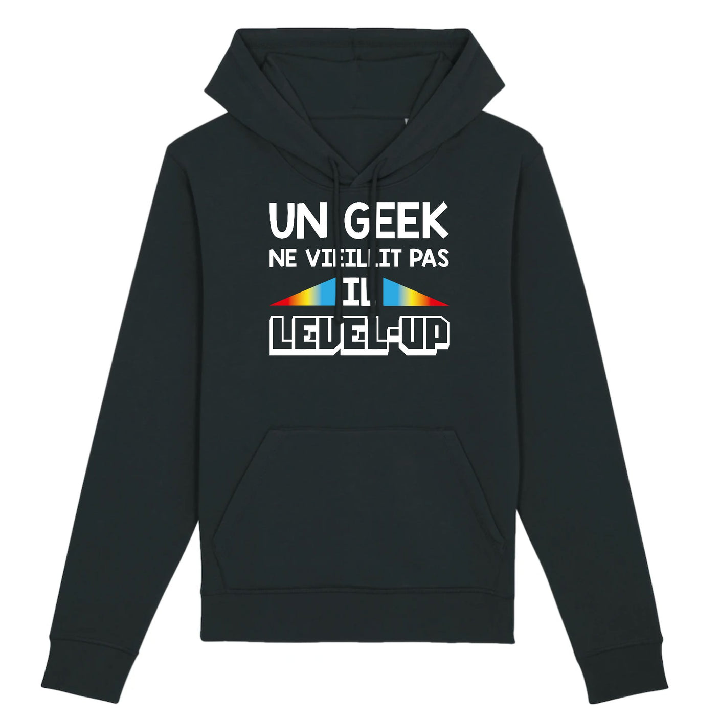 Sweat Capuche Adulte Geek level-up