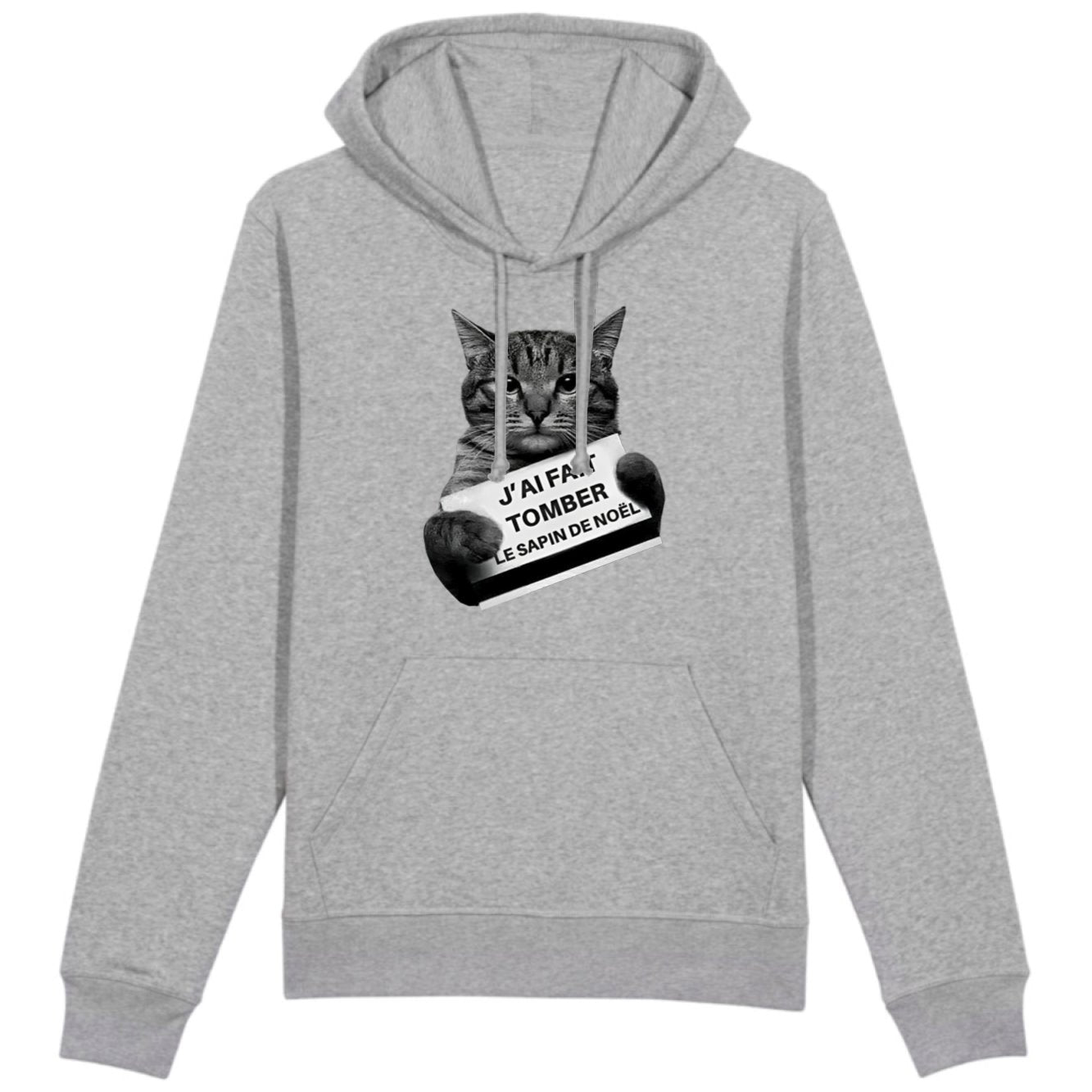 Sweat Capuche Adulte J'ai fait tomber le sapin