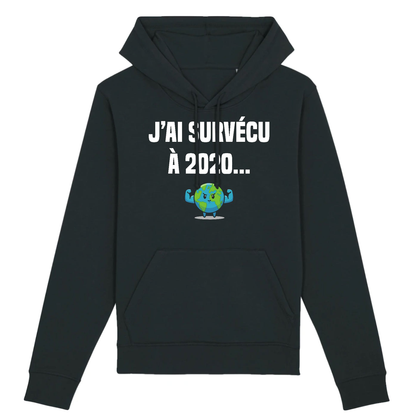 Sweat Capuche Adulte J'ai survécu à 2020