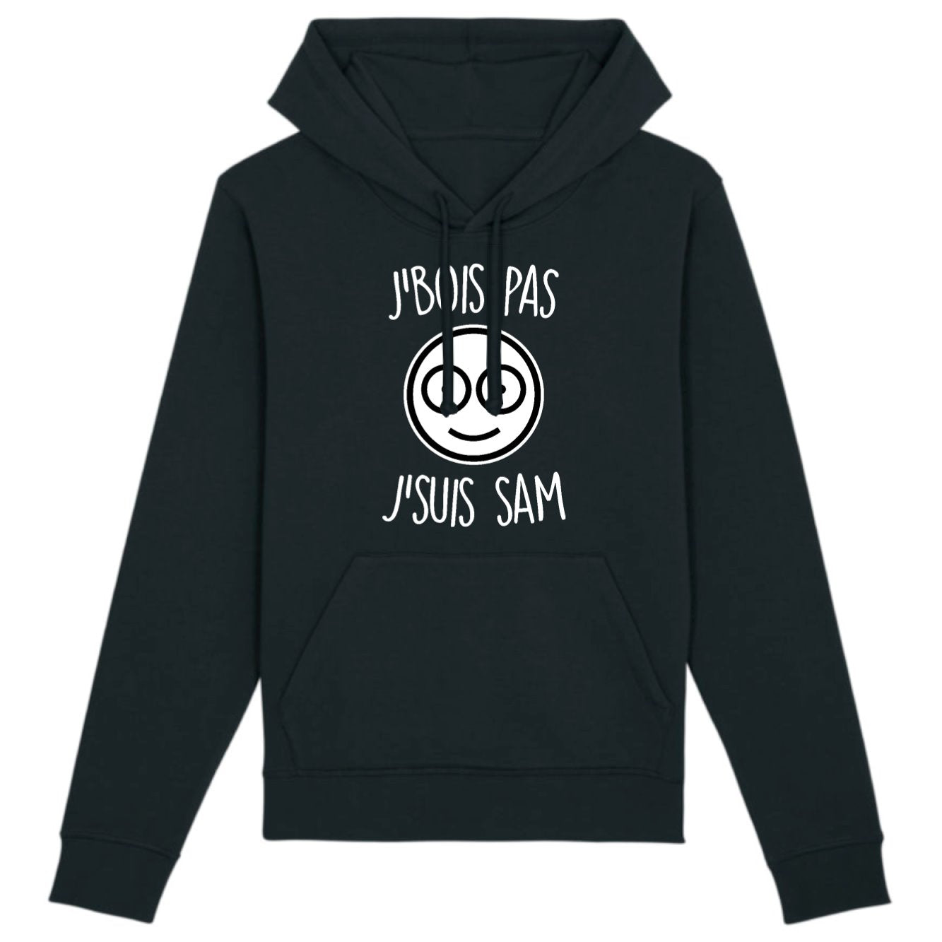 Sweat Capuche Adulte J'bois pas j'suis Sam