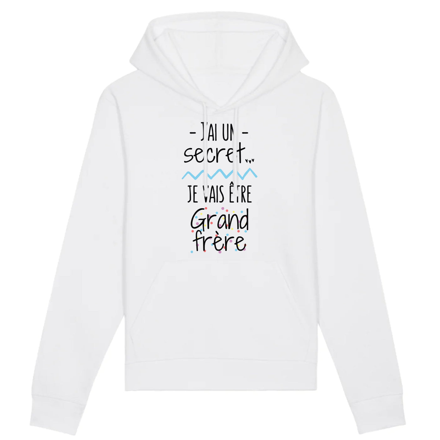 Sweat Capuche Adulte Je vais être grand frère