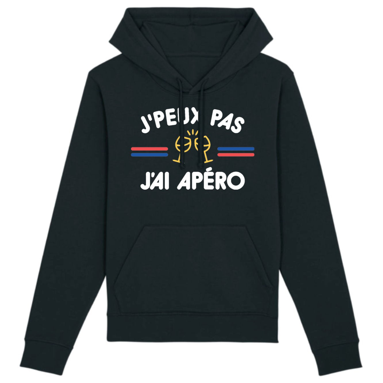 Sweat Capuche Adulte J'peux pas j'ai apéro