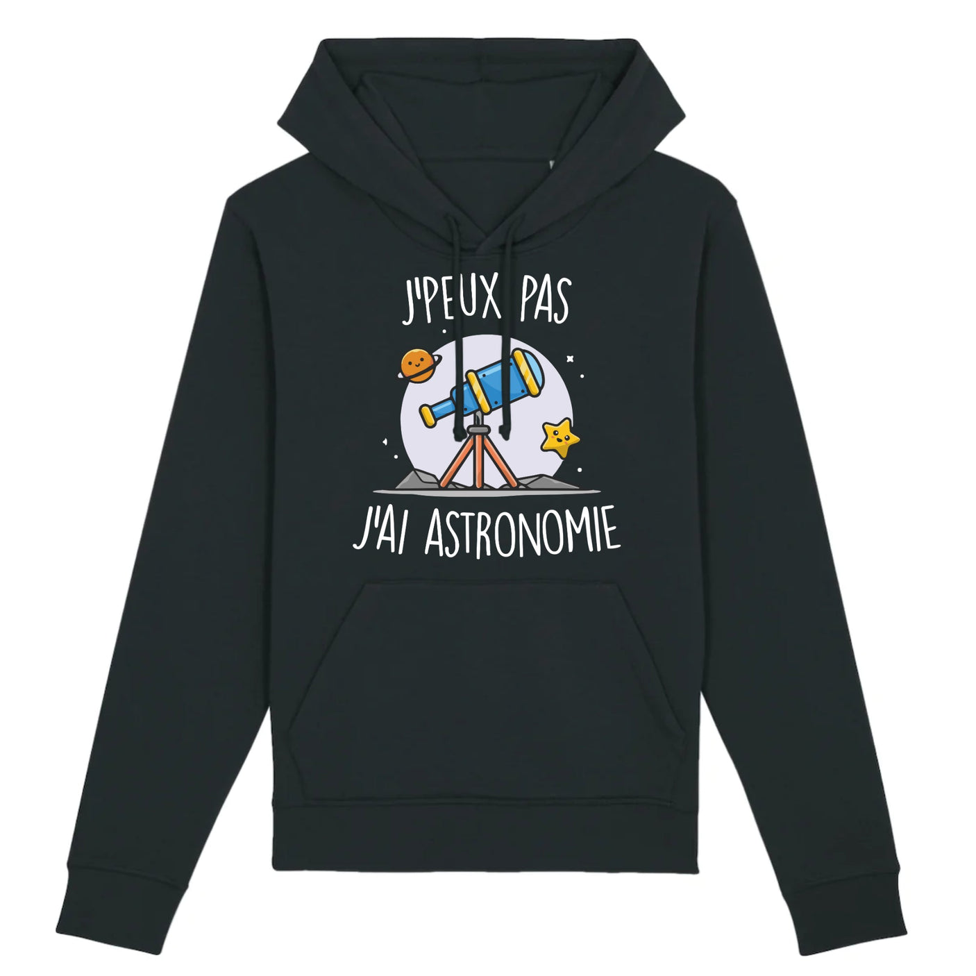 Sweat Capuche Adulte J'peux pas j'ai astronomie