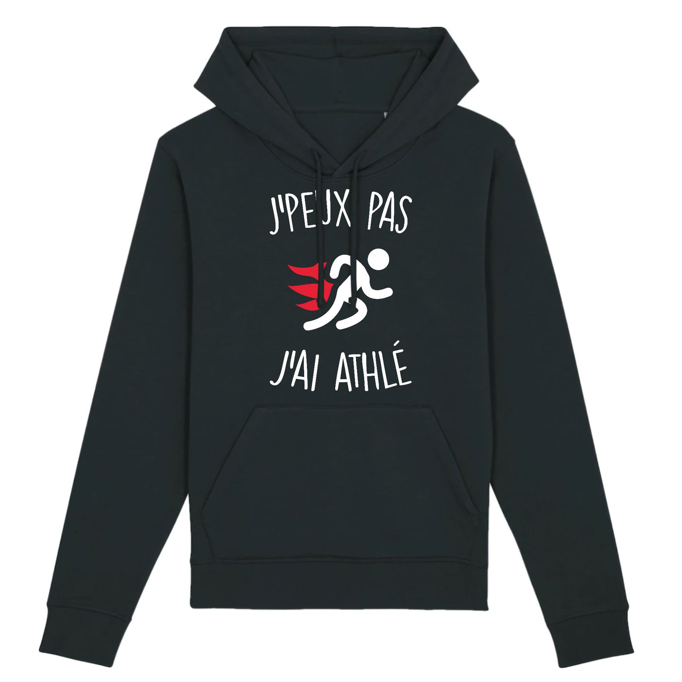 Sweat Capuche Adulte J'peux pas j'ai athlé