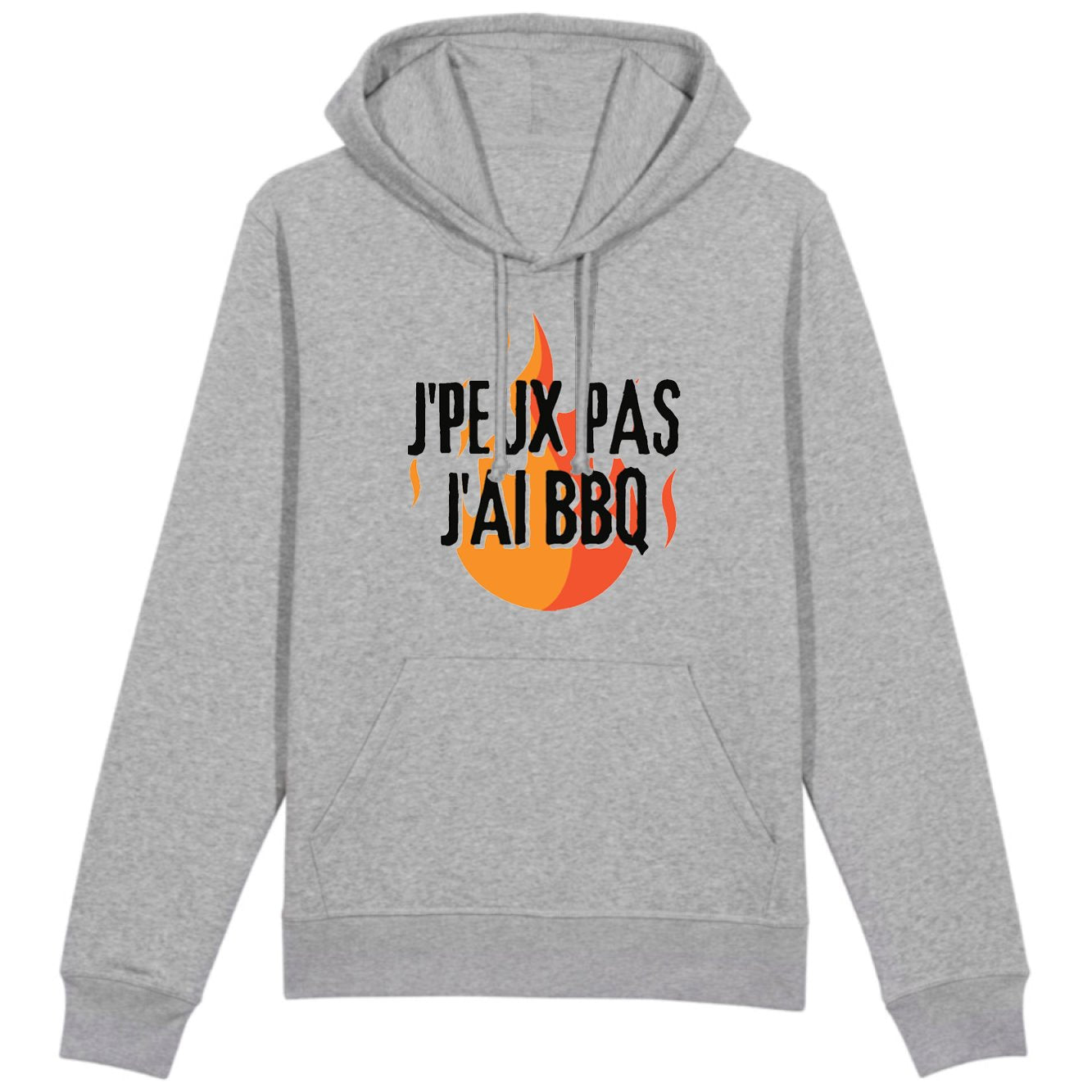 Sweat Capuche Adulte J'peux pas j'ai barbecue