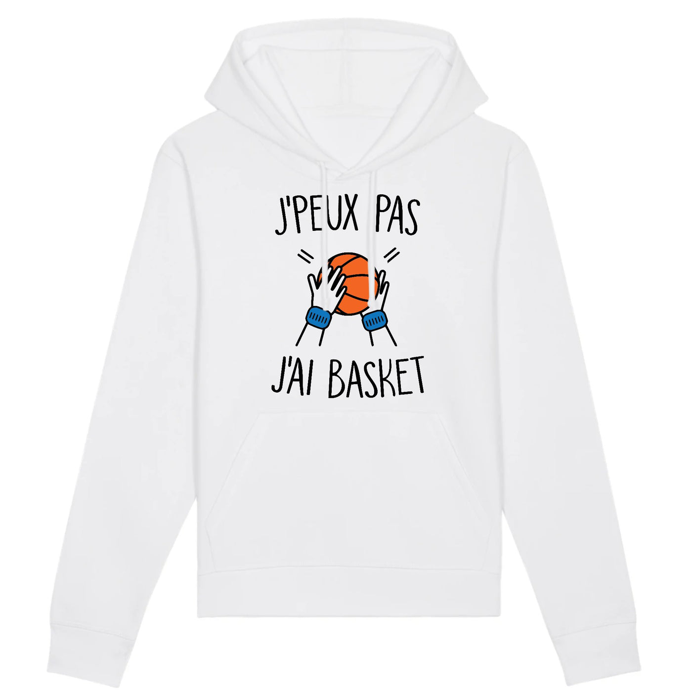 Sweat Capuche Adulte J'peux pas j'ai basket
