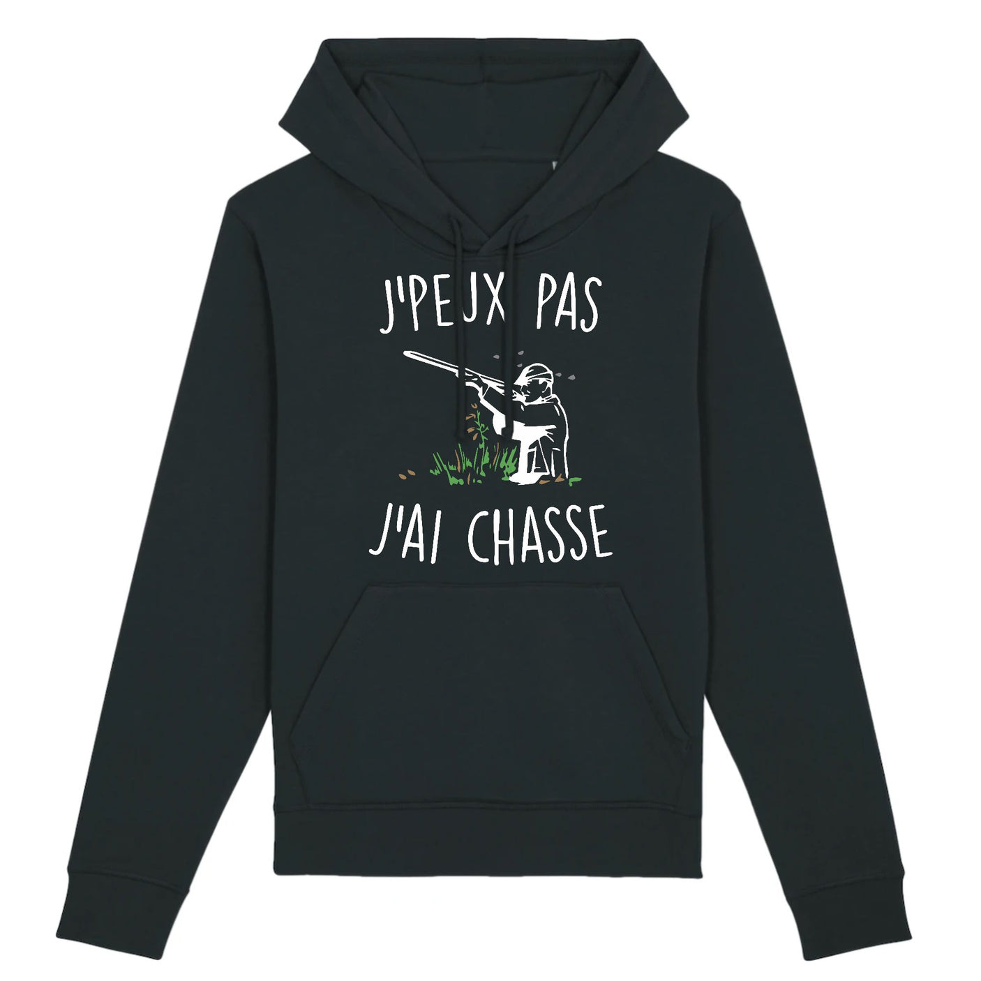 Sweat Capuche Adulte J'peux pas j'ai chasse