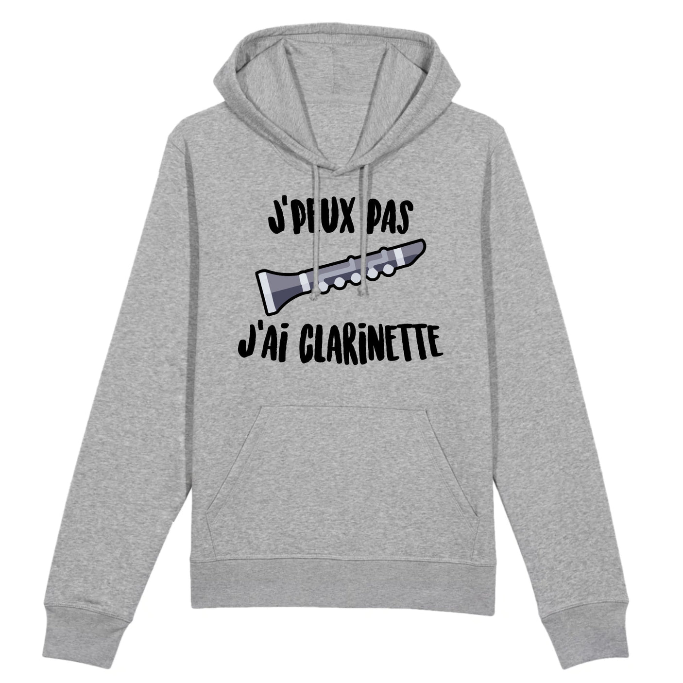 Sweat Capuche Adulte J'peux pas j'ai clarinette