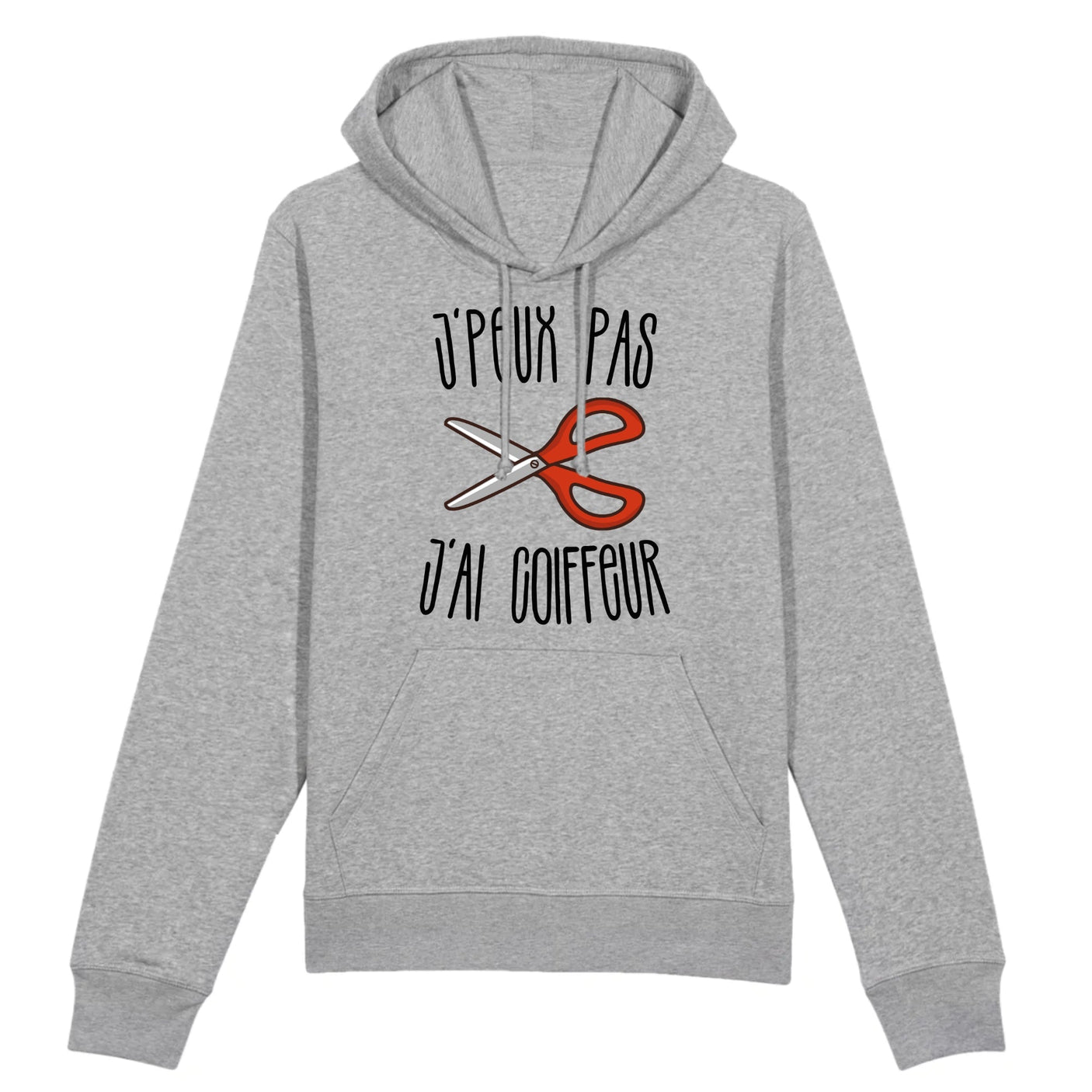 Sweat Capuche Adulte J'peux pas j'ai coiffeur