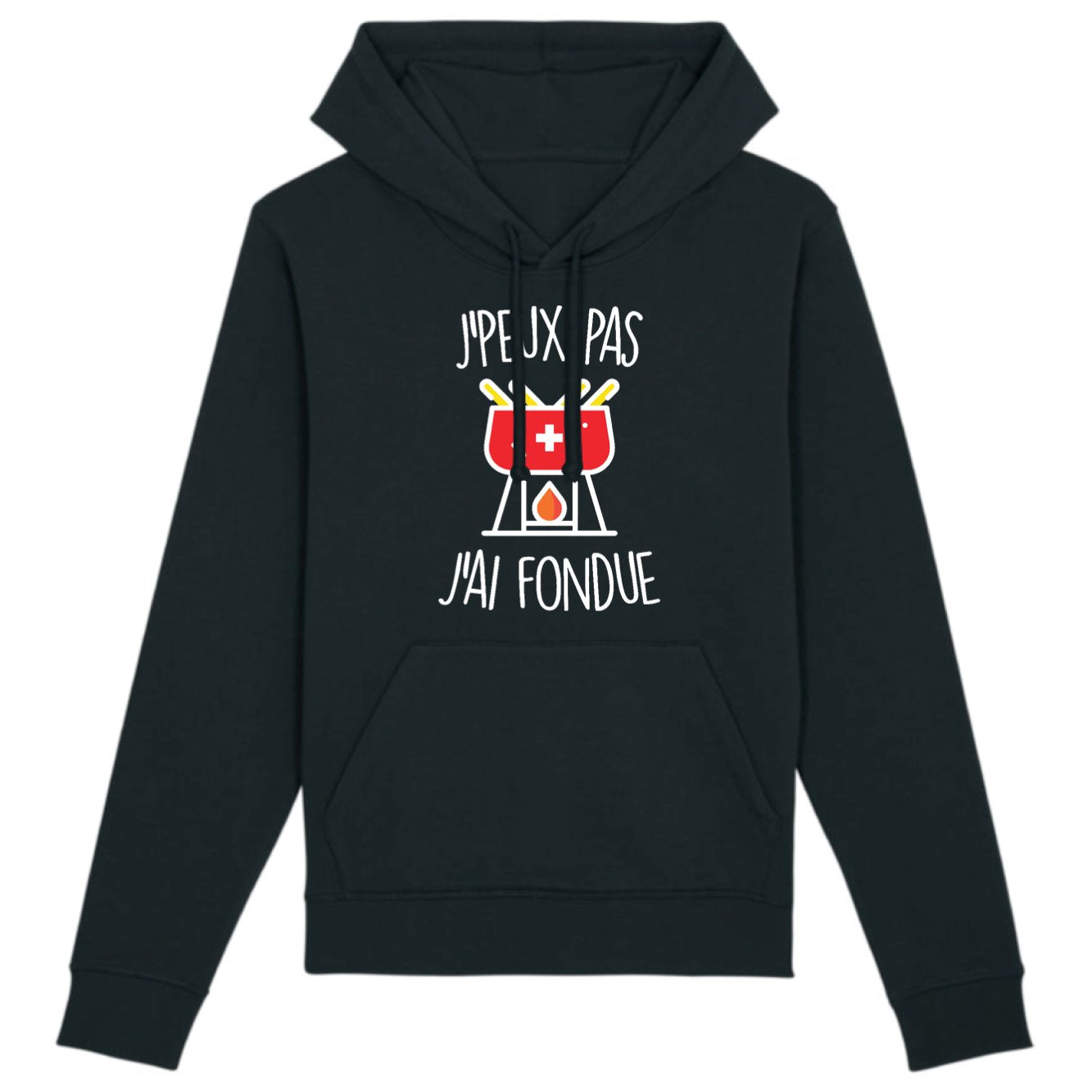 Sweat Capuche Adulte J'peux pas j'ai fondue