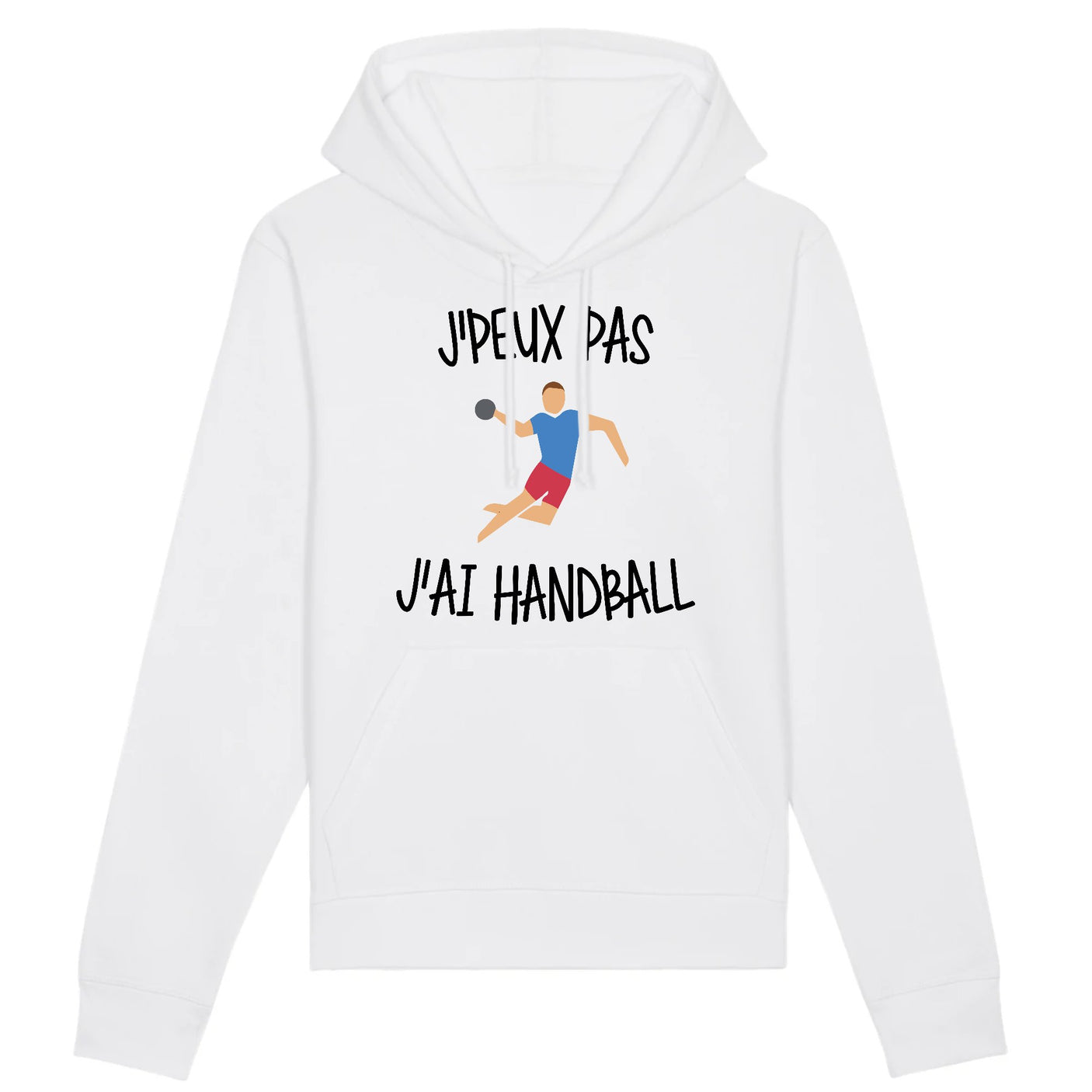 Sweat Capuche Adulte J'peux pas j'ai handball