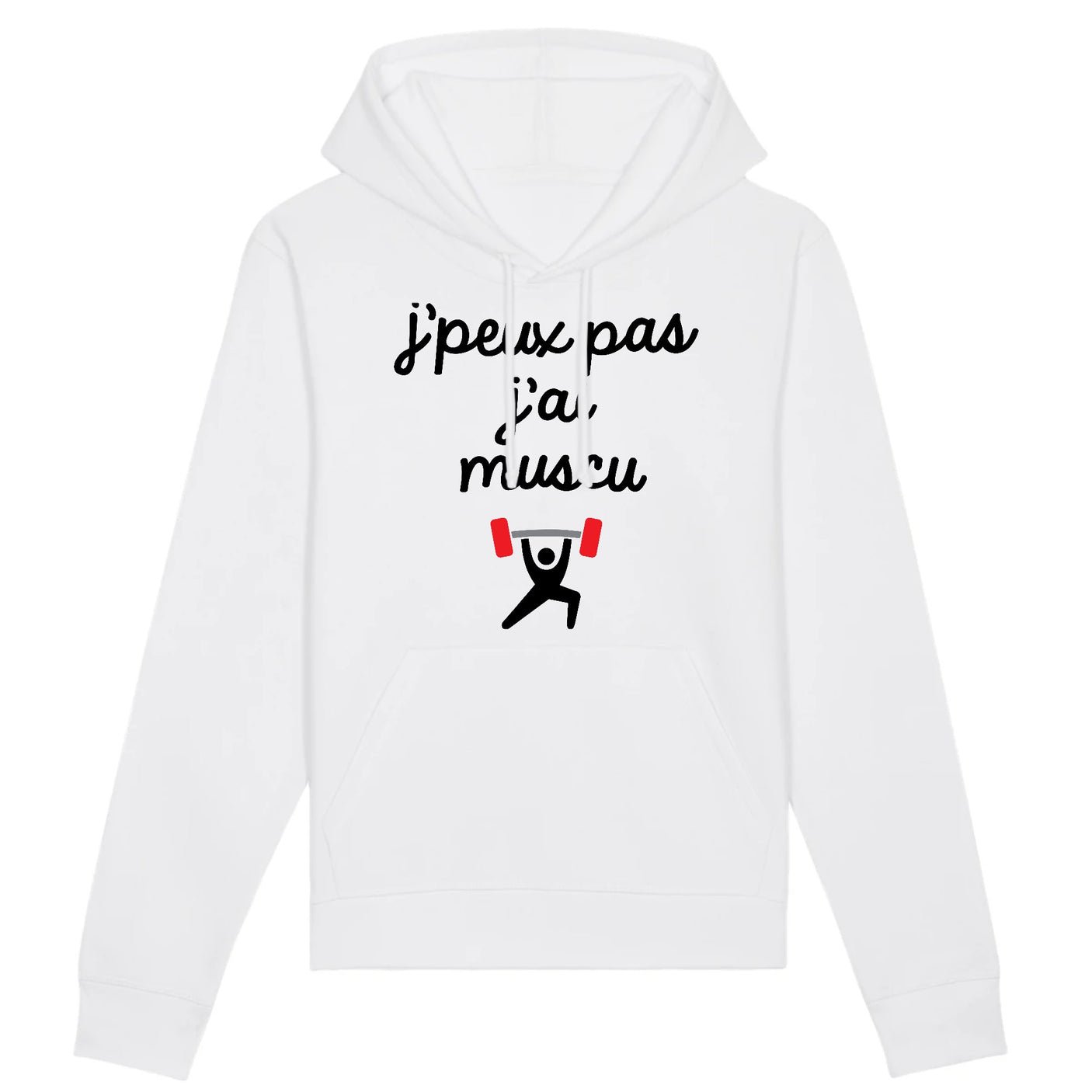 Sweat Capuche Adulte J'peux pas j'ai muscu