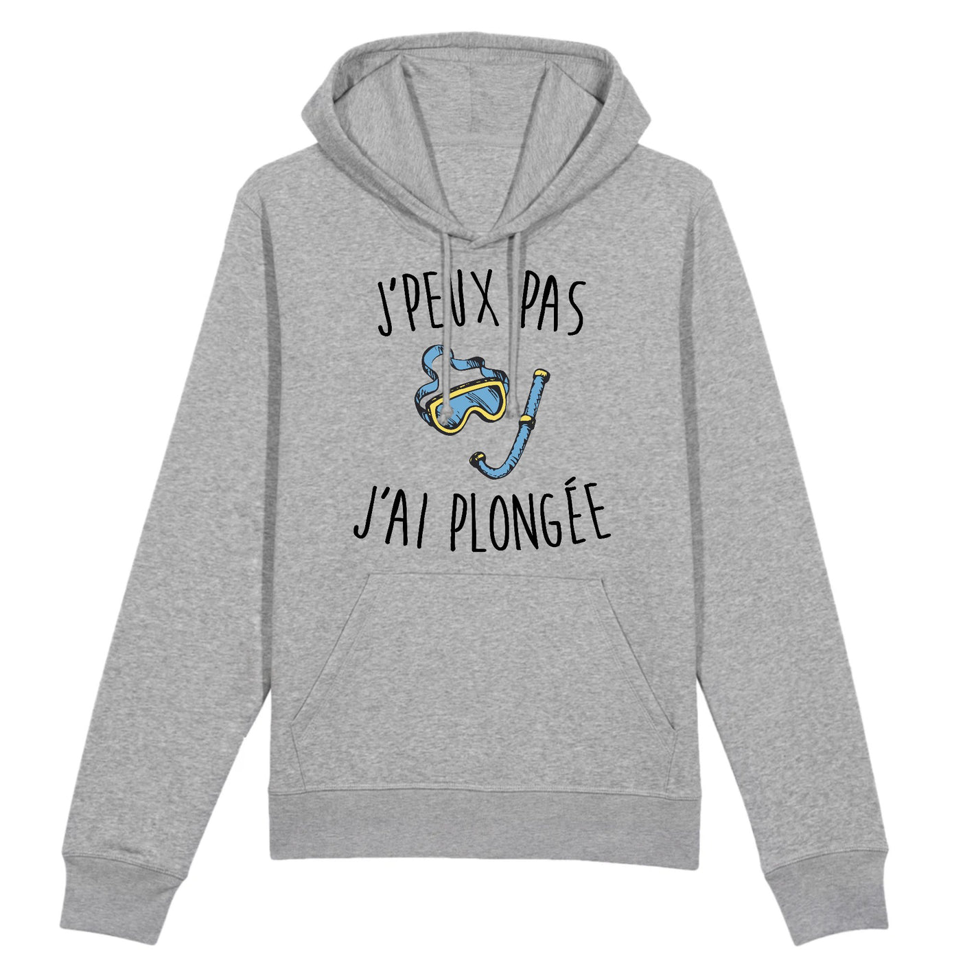 Sweat Capuche Adulte J'peux pas j'ai plongée