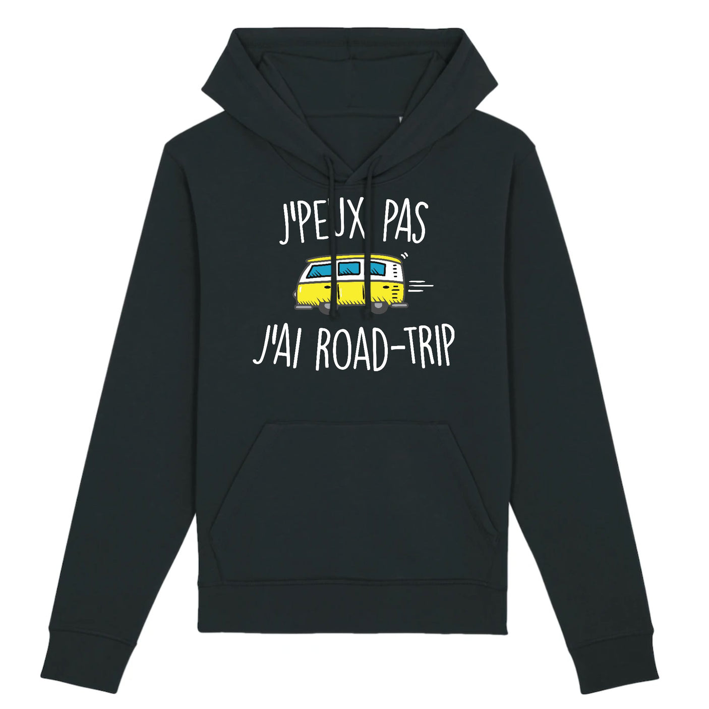 Sweat Capuche Adulte J'peux pas j'ai road-trip