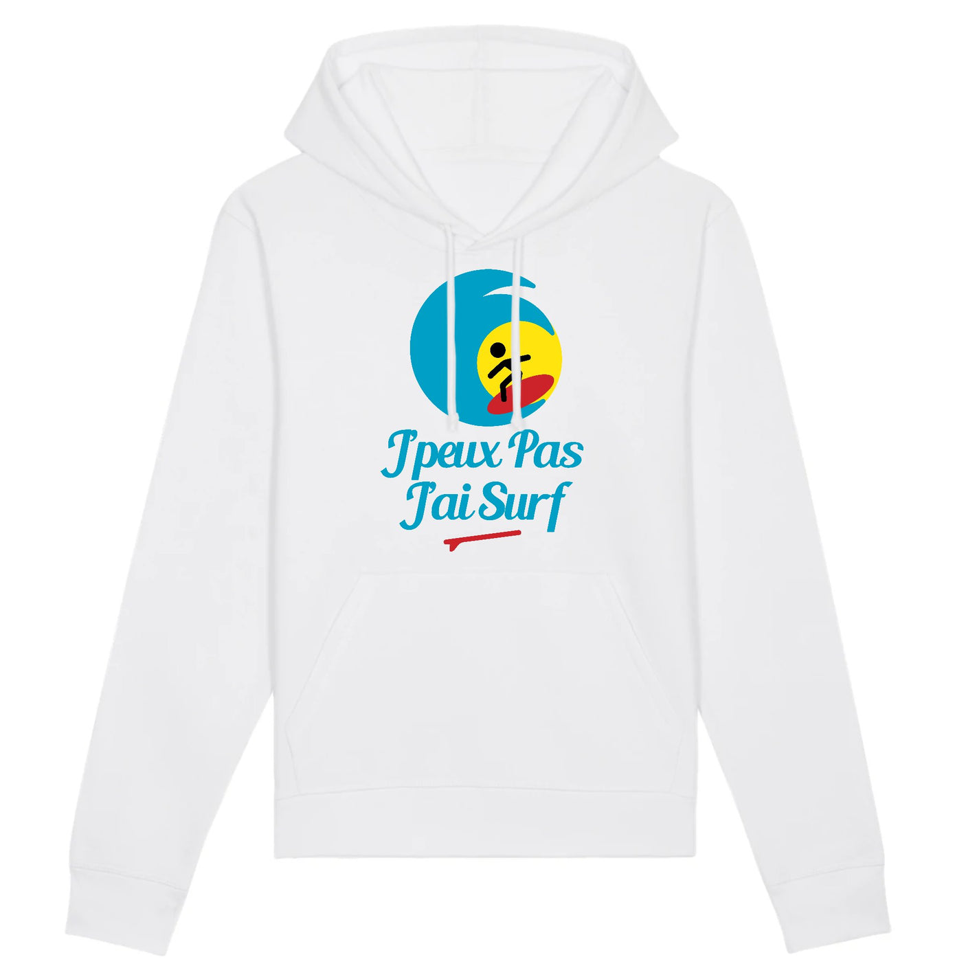 Sweat Capuche Adulte J'peux pas j'ai surf